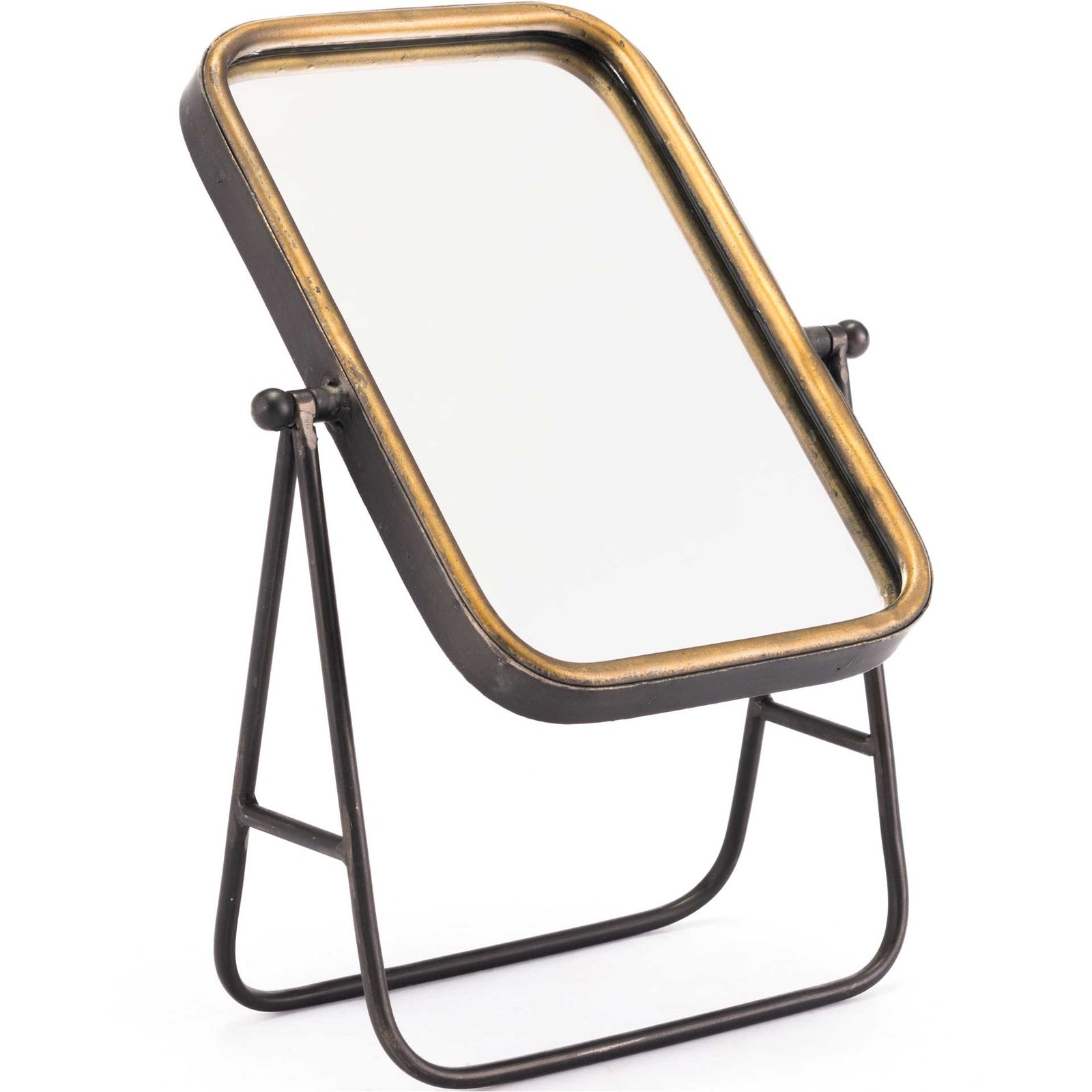 Antique Stand Mirror Gold