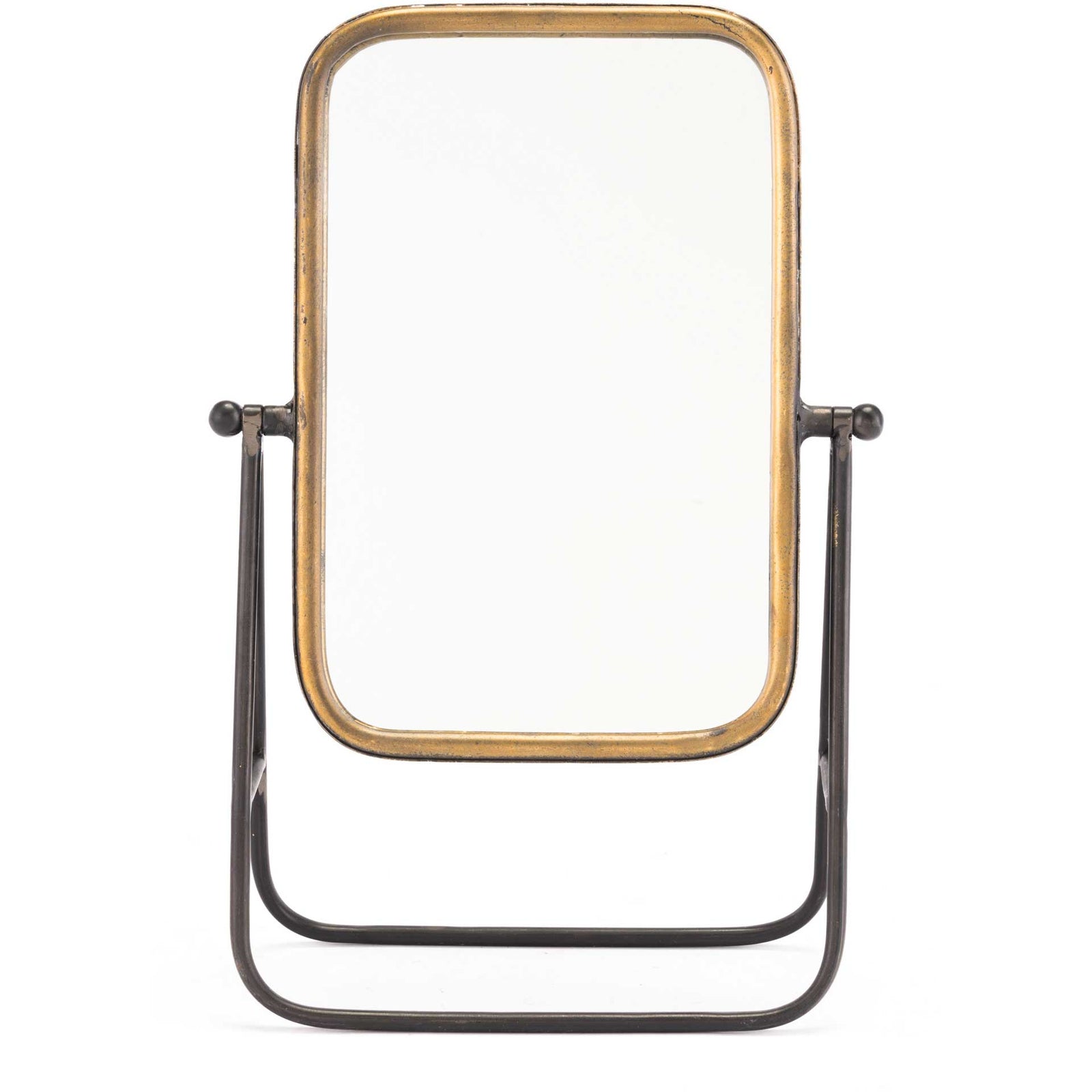 Antique Stand Mirror Gold