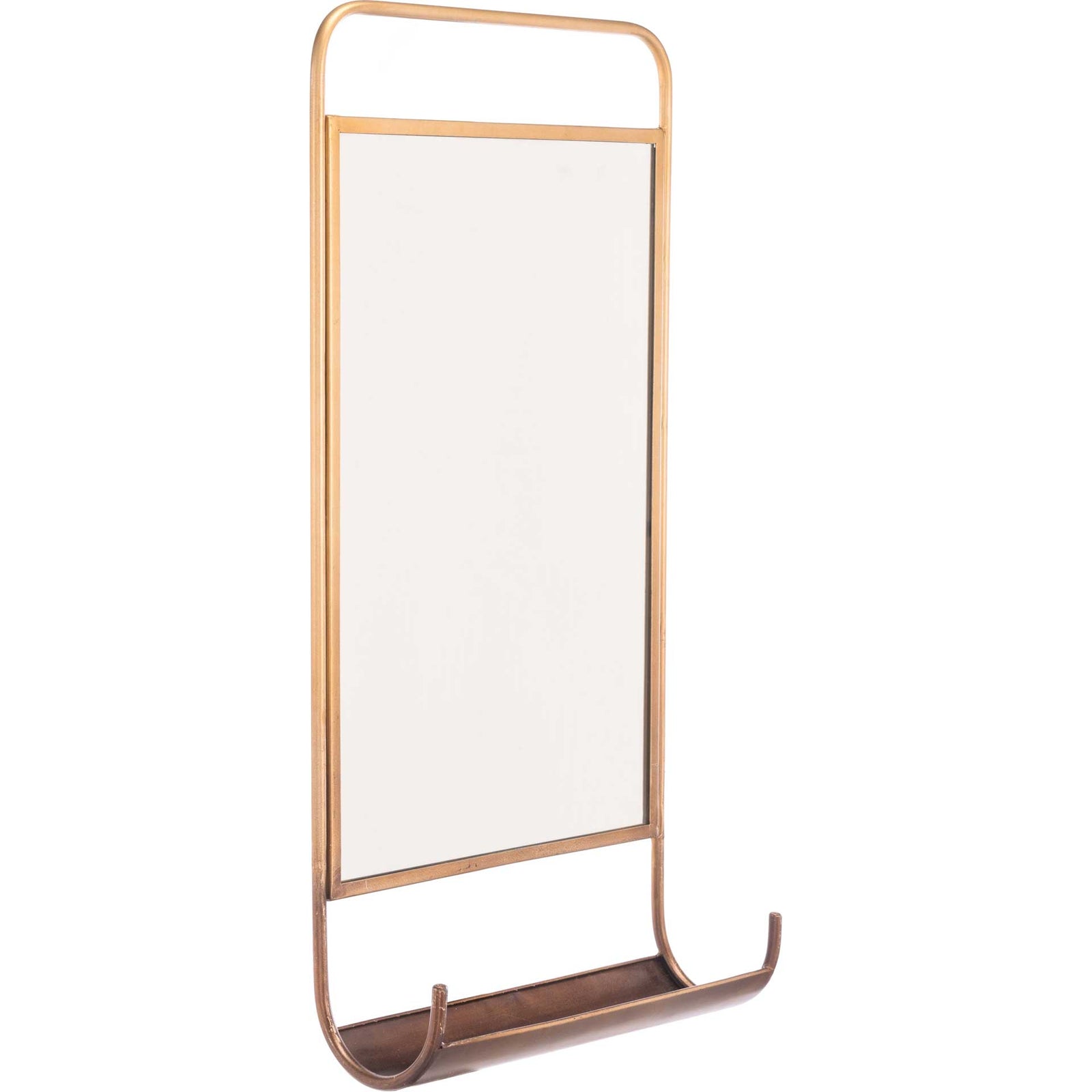 Organizer Shelf Mirror Gold