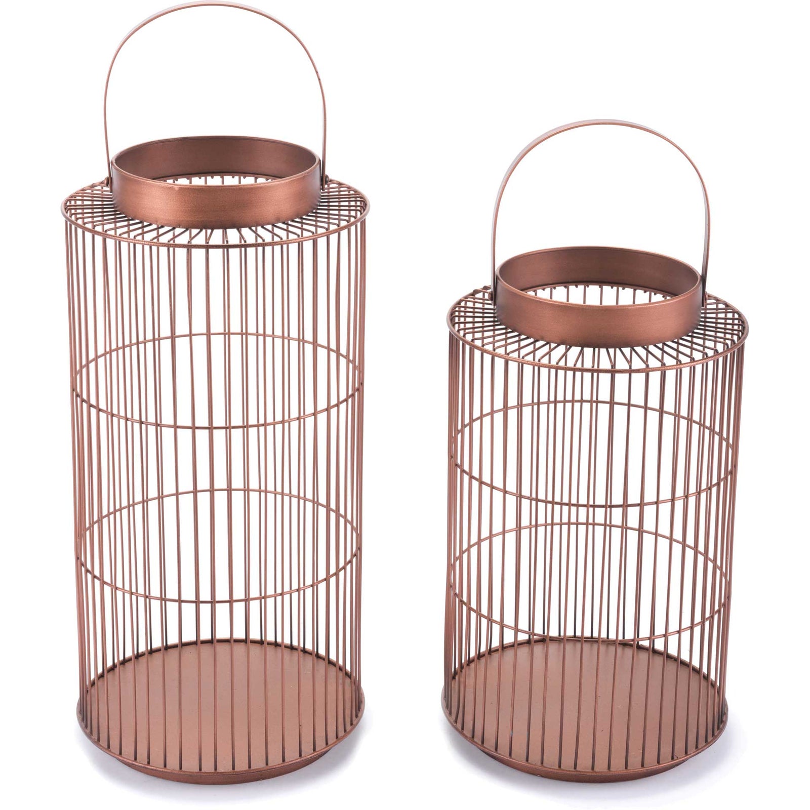 Wired Lanterns Bronze (Set of 2)