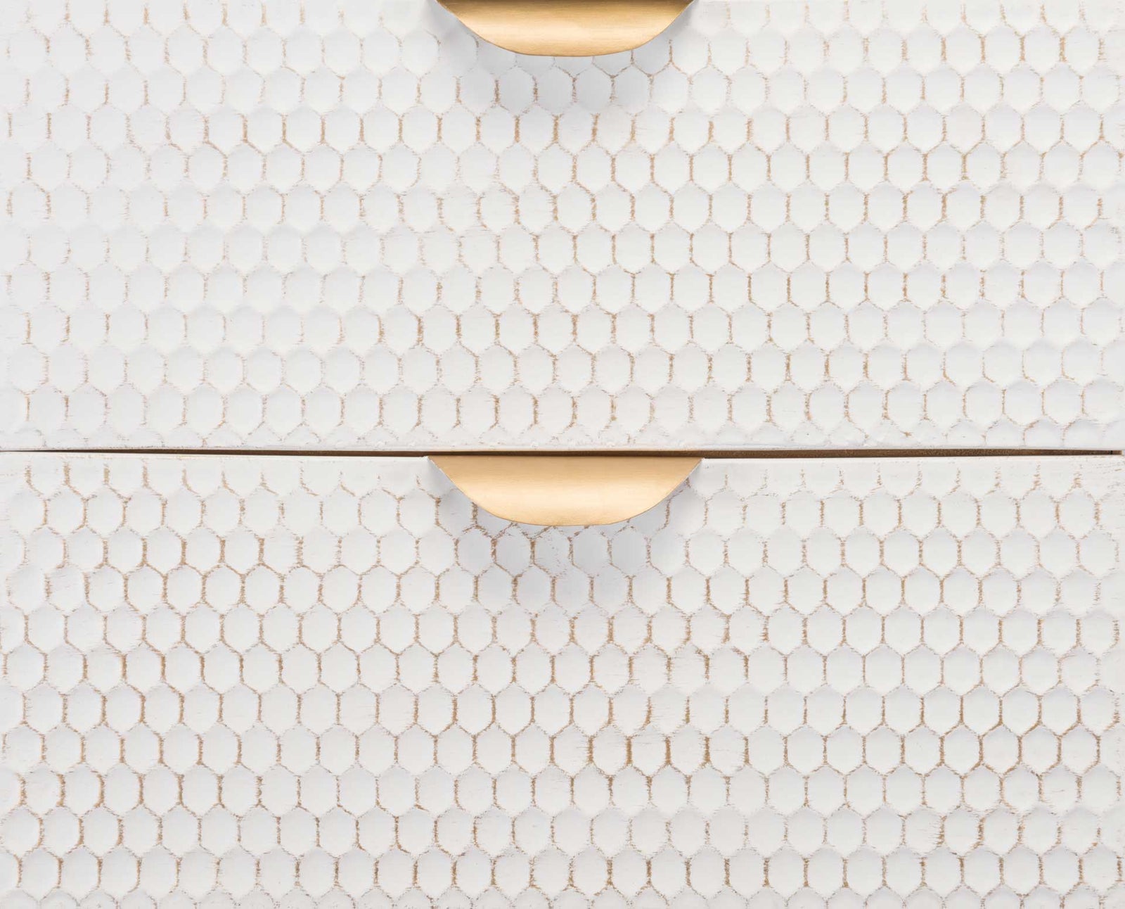 Honeycomb End Table Antique