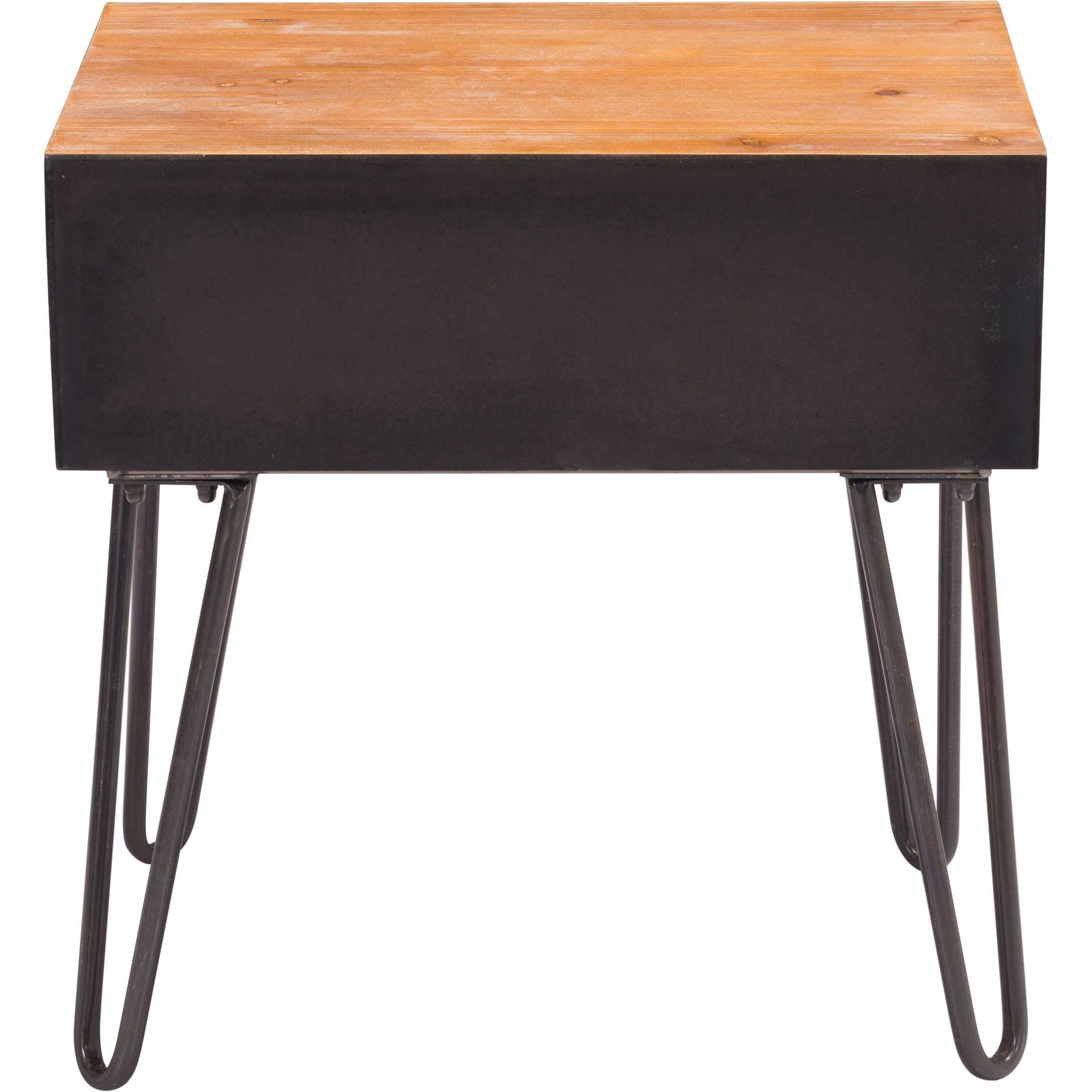 Metal End Table Antique