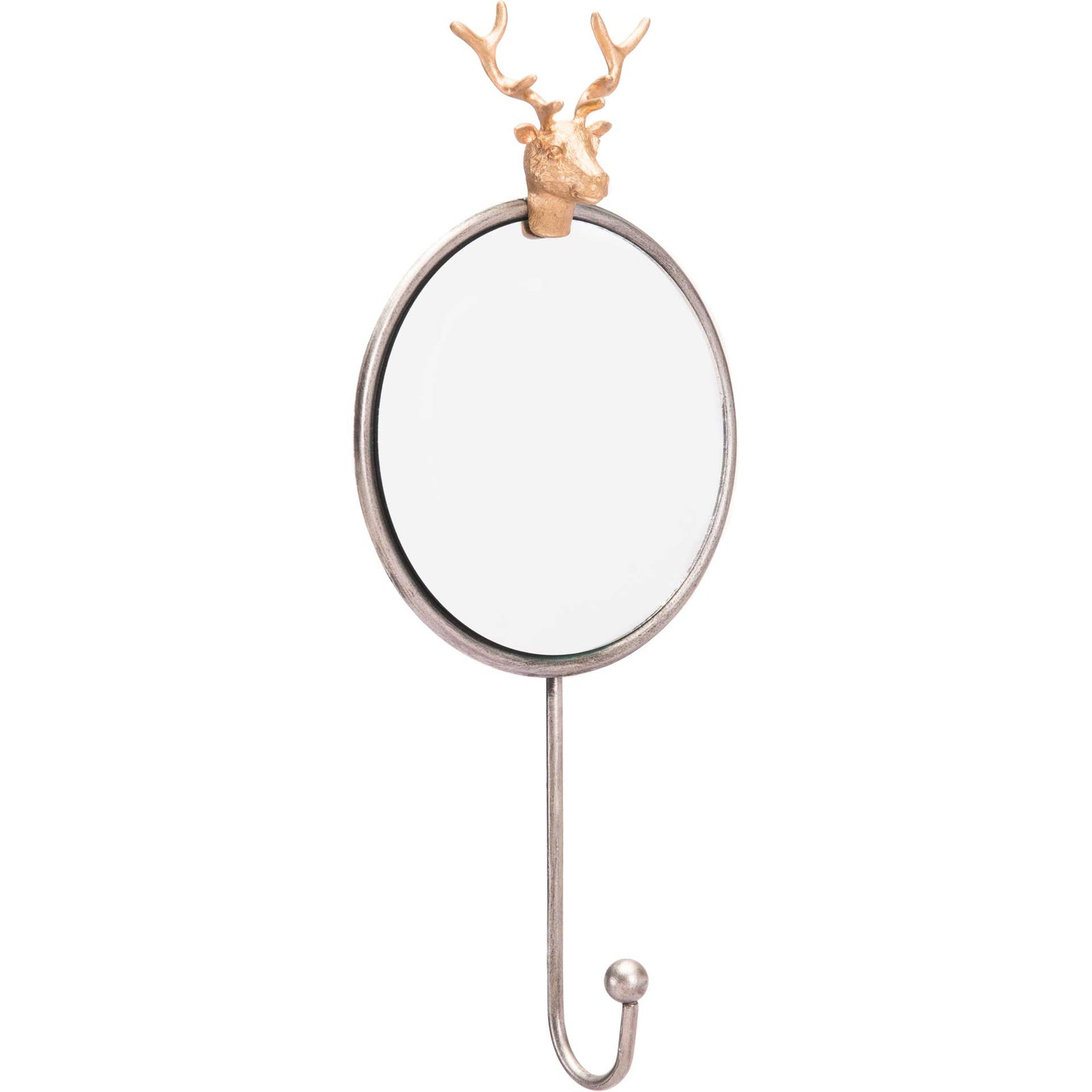 Antler Mirror Antique