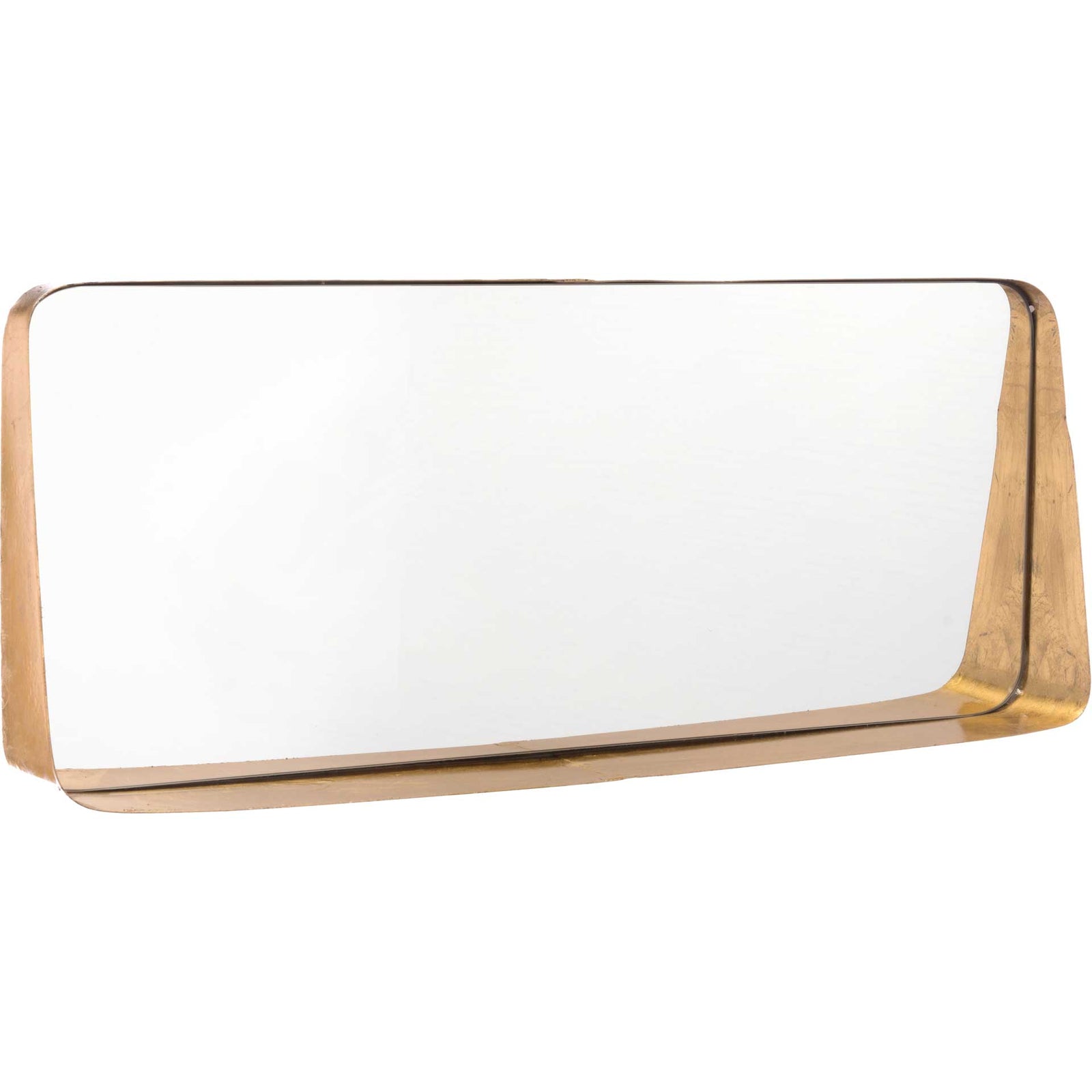 Sloping Short Mirror Gold