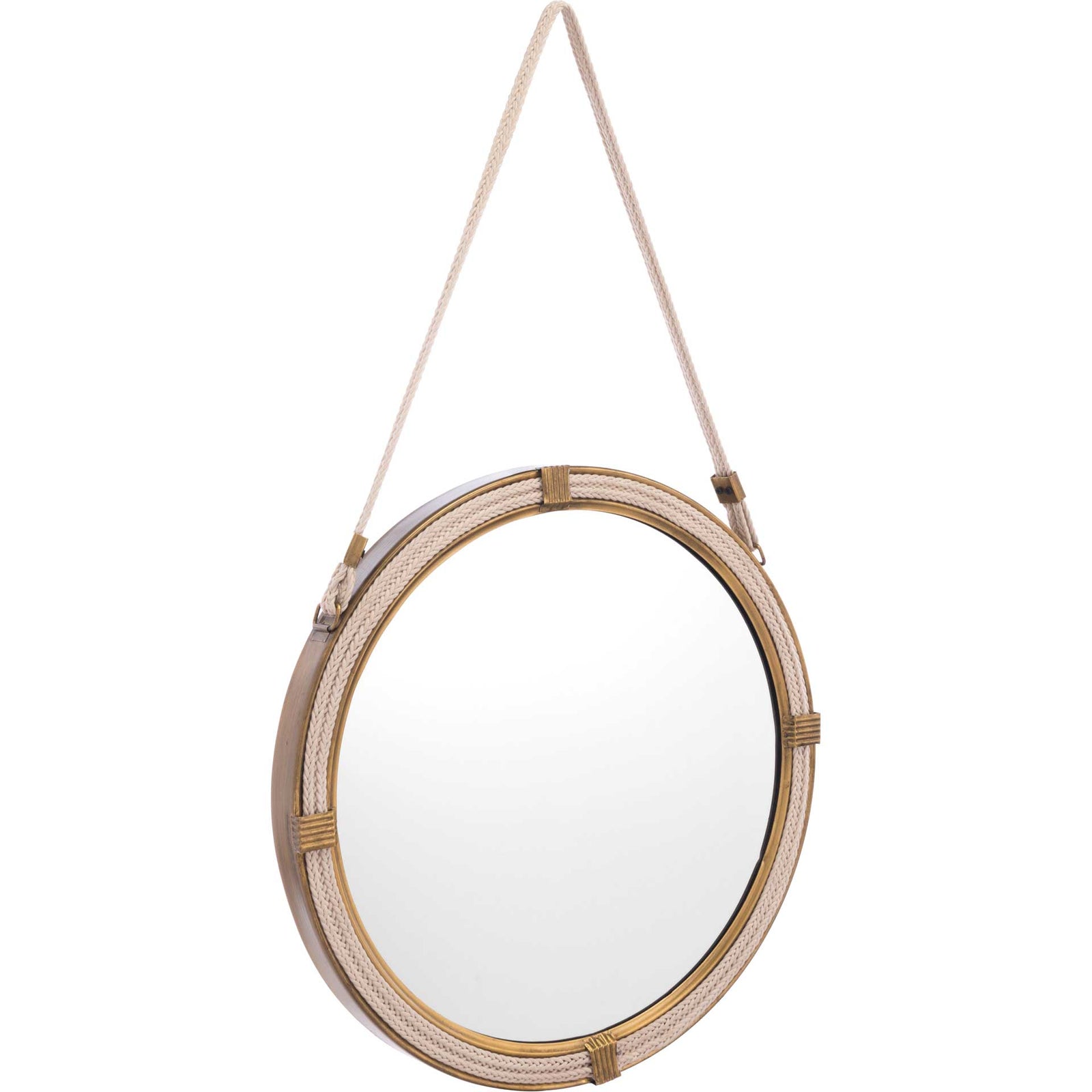Knot Mirror Brass