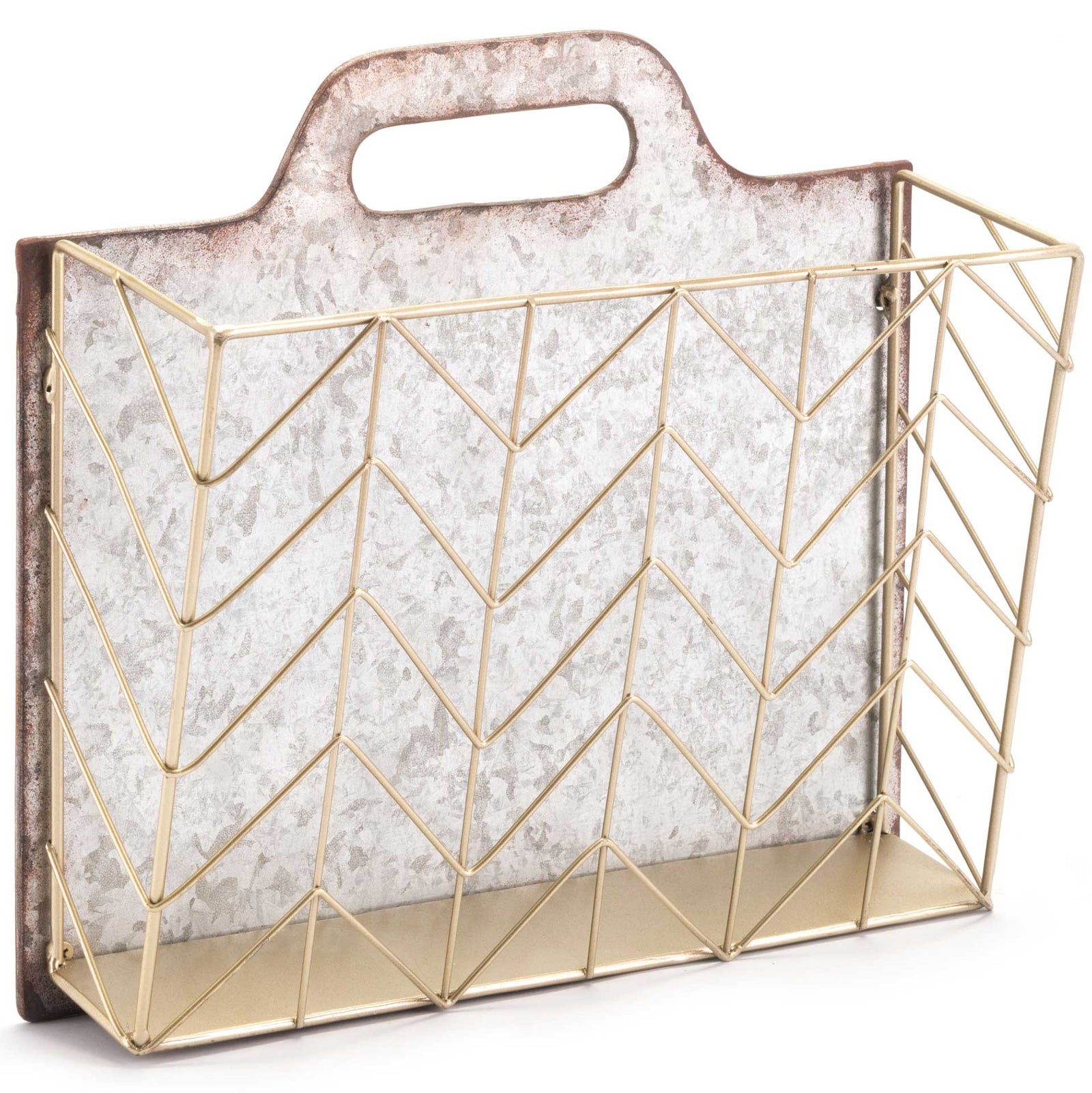 Cartas Wall Basket Gold