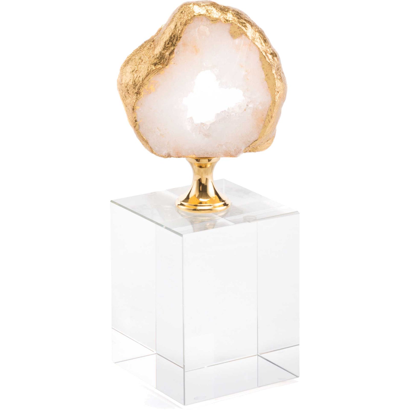 Crystal Stone Figurine White