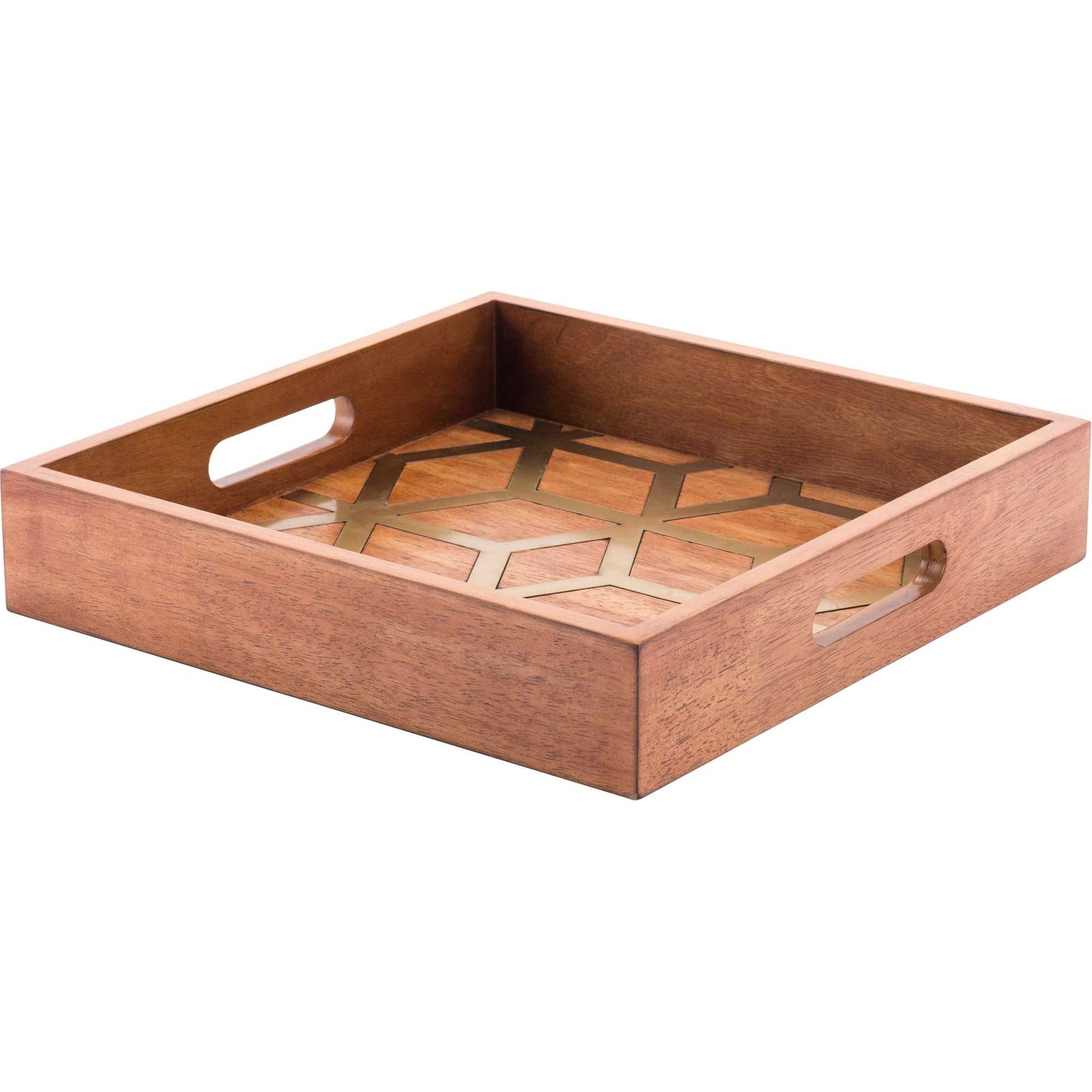 Clover Tray Brown (Set of 2)