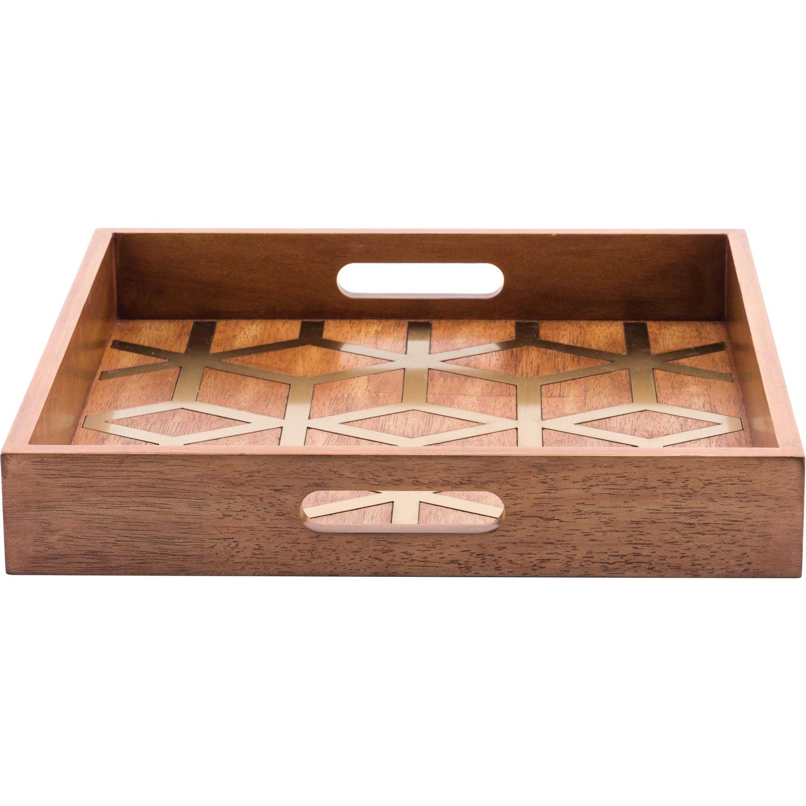 Clover Tray Brown (Set of 2)