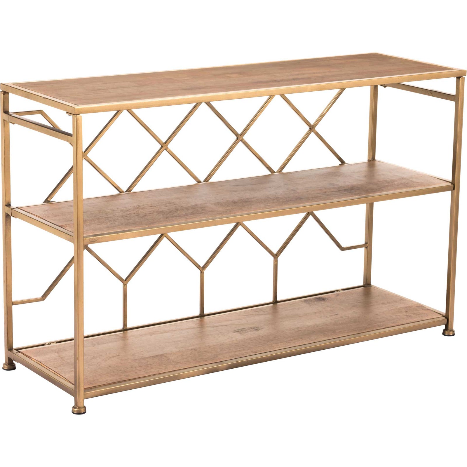 Equis Console Table Brown