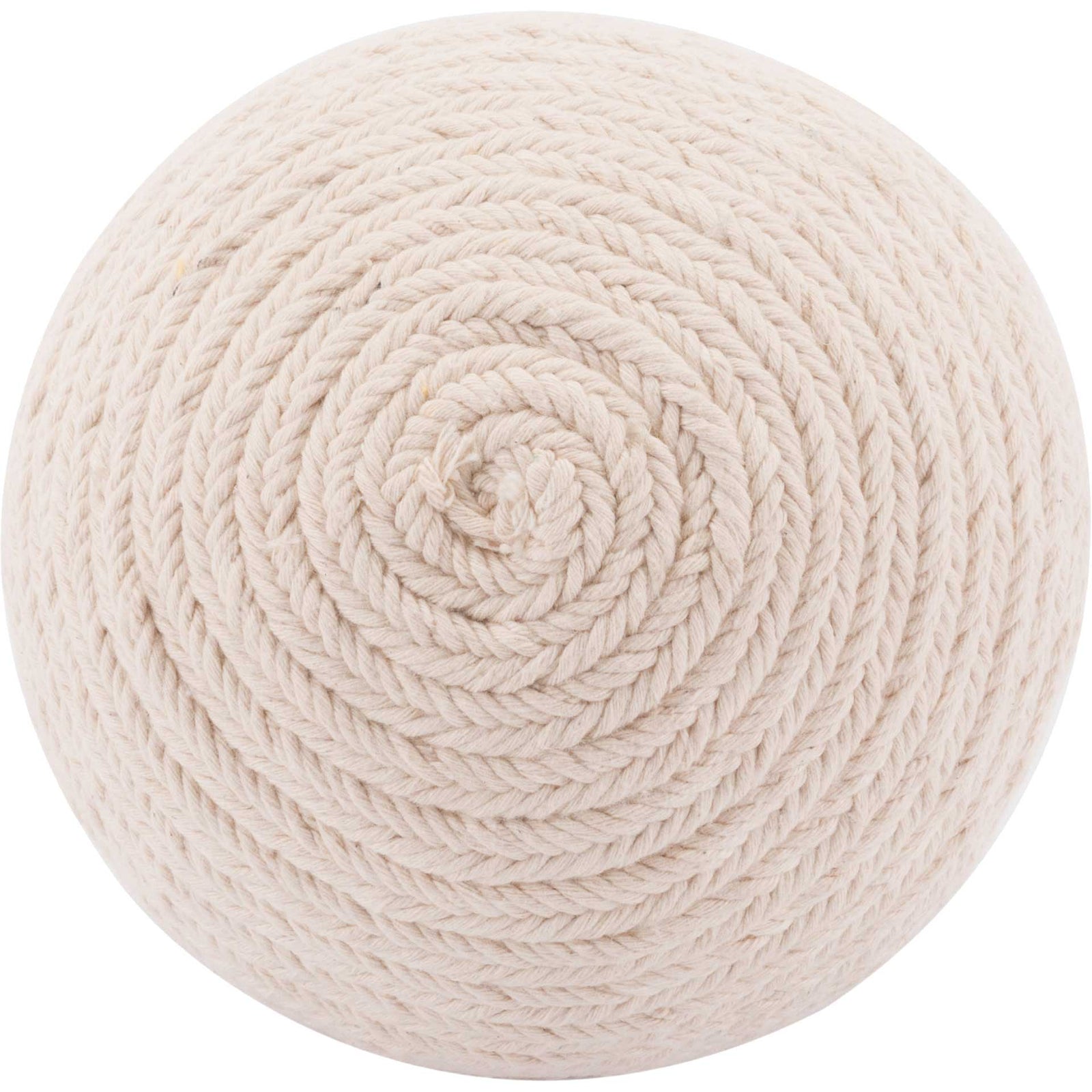 Tribal Ball Spiral Knot White
