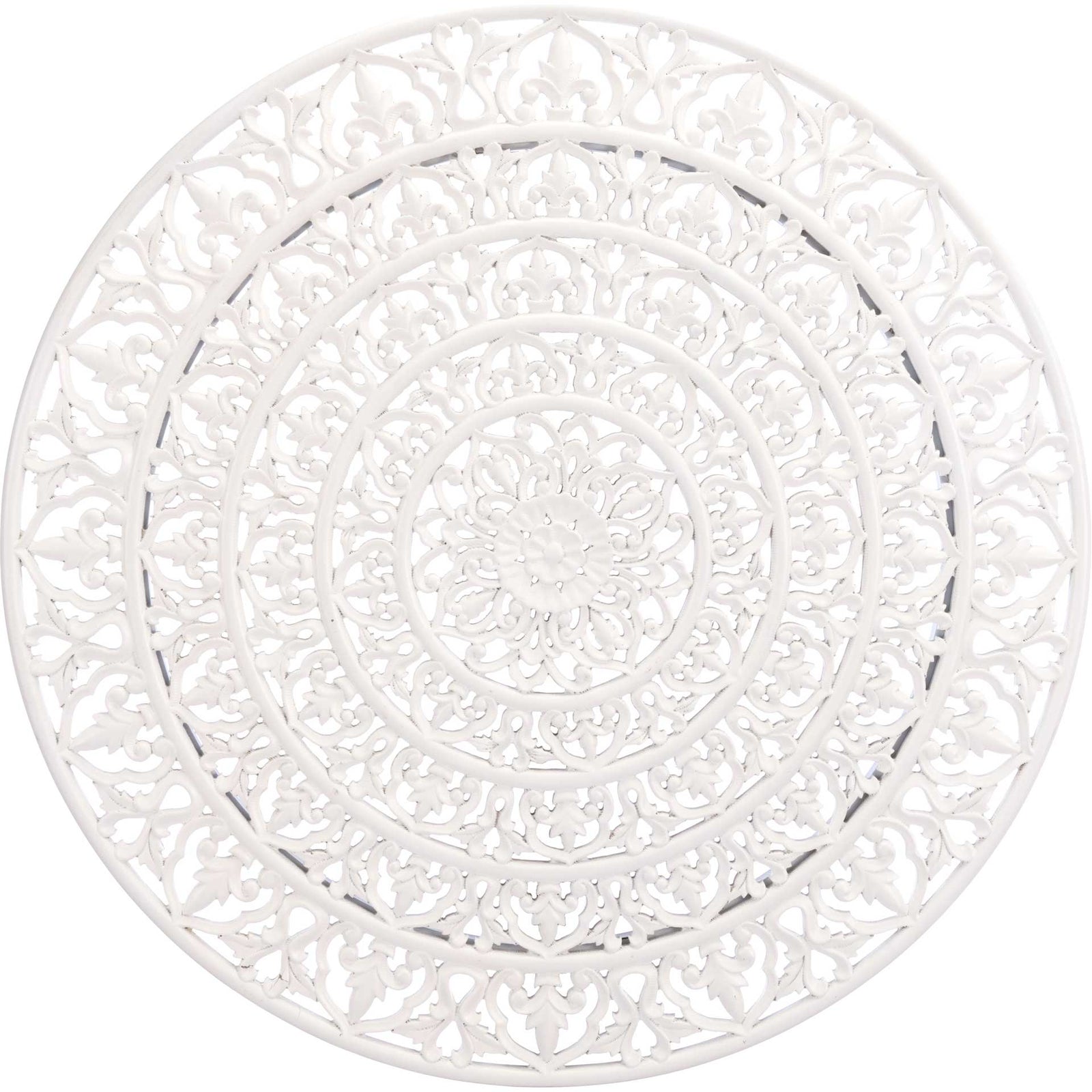 Mandala Wall Decor White