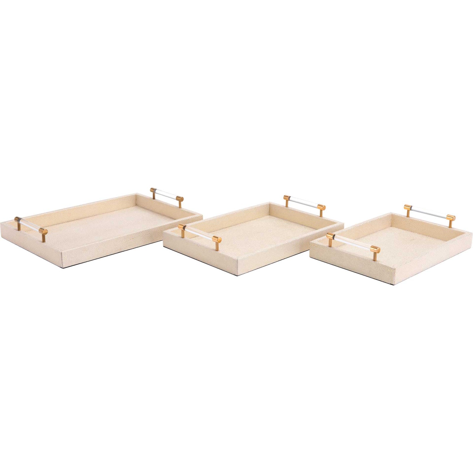 Gela Tray Cream (Set of 3)