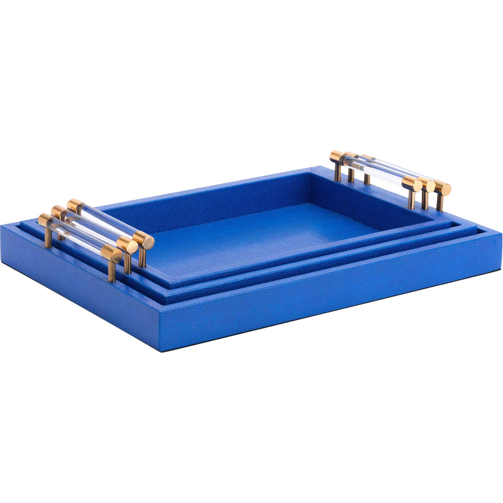 Gela Tray Blue (Set of 3)