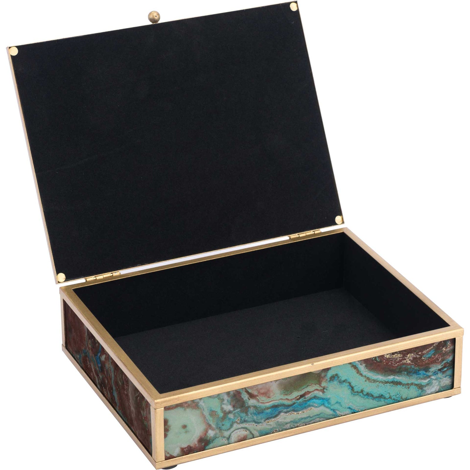 Mundi Boxes Brown Geode (Set of 2)