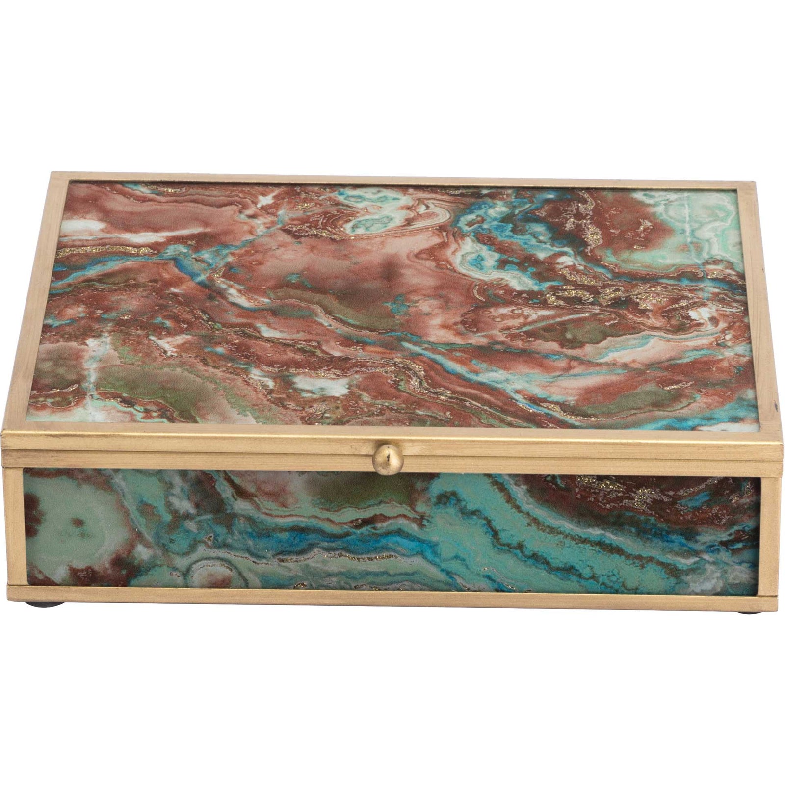 Mundi Boxes Brown Geode (Set of 2)