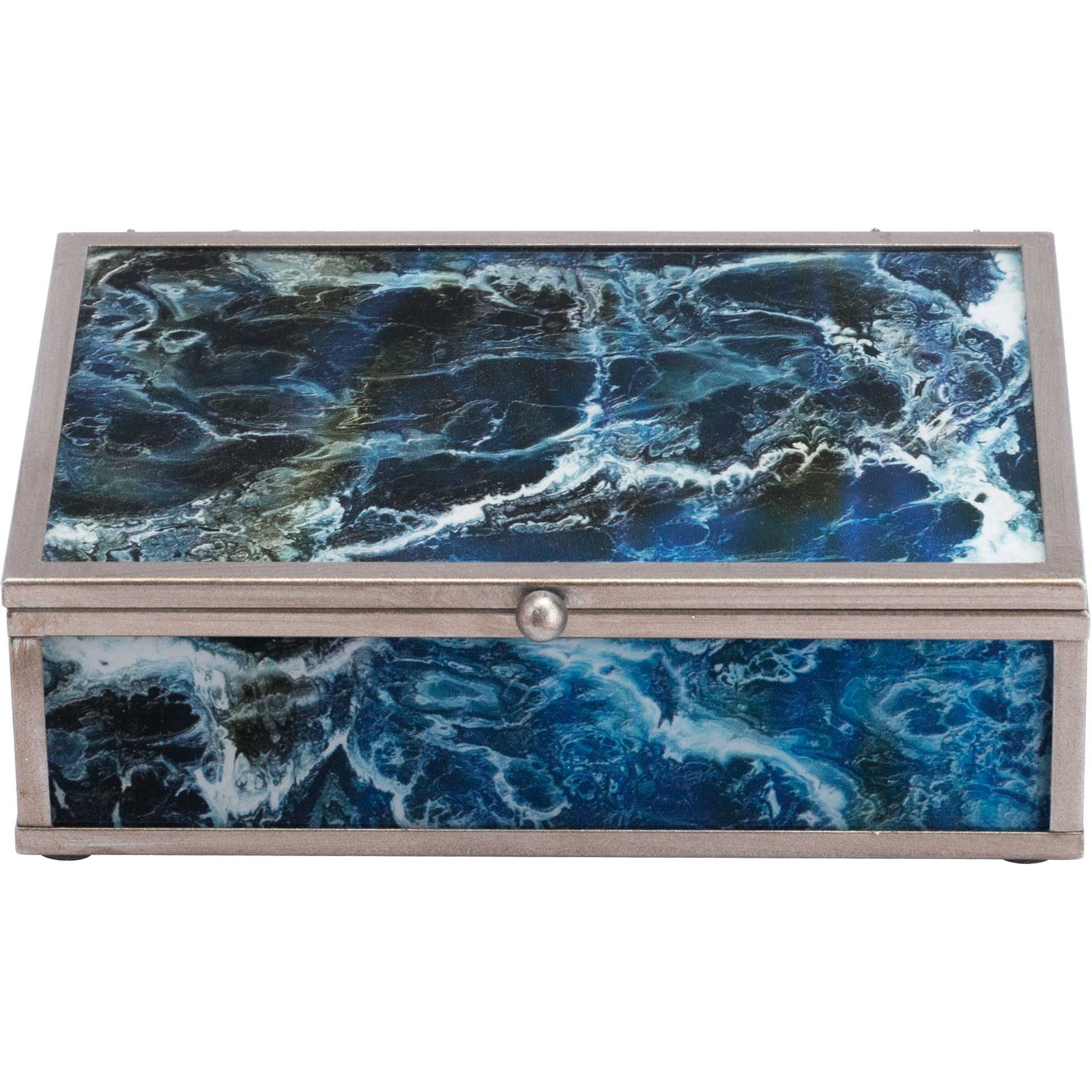 Mundi Boxes Blue Geode (Set of 2)