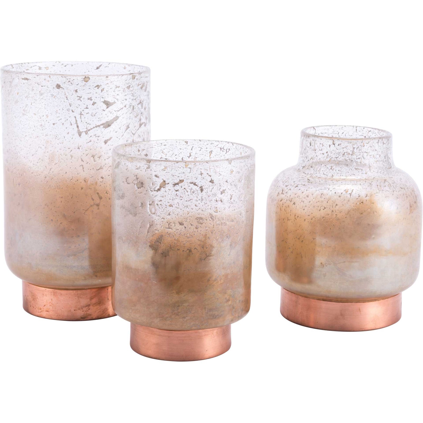 Eliza Vase Translucent/Copper