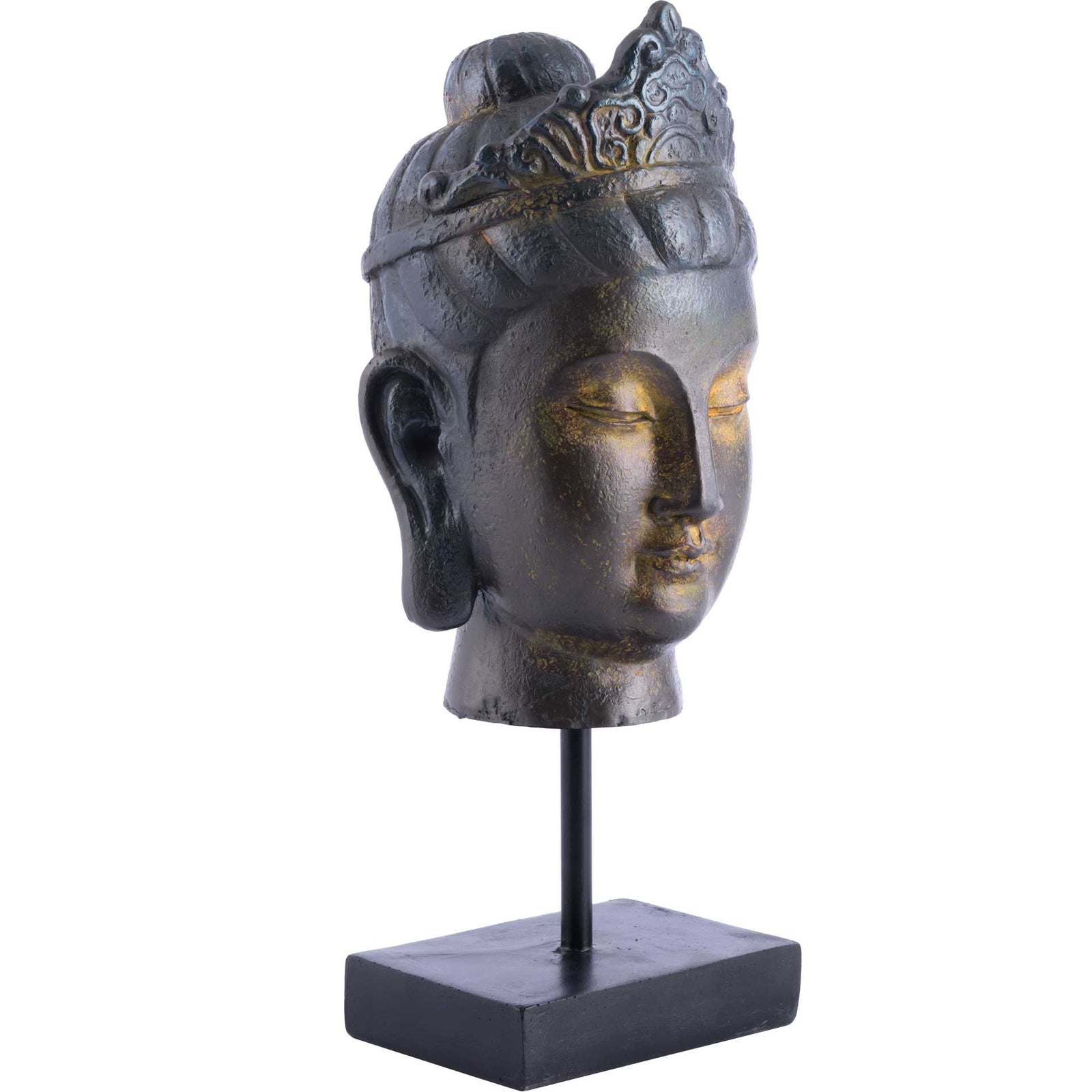 Buddha On Pedestal Bronze