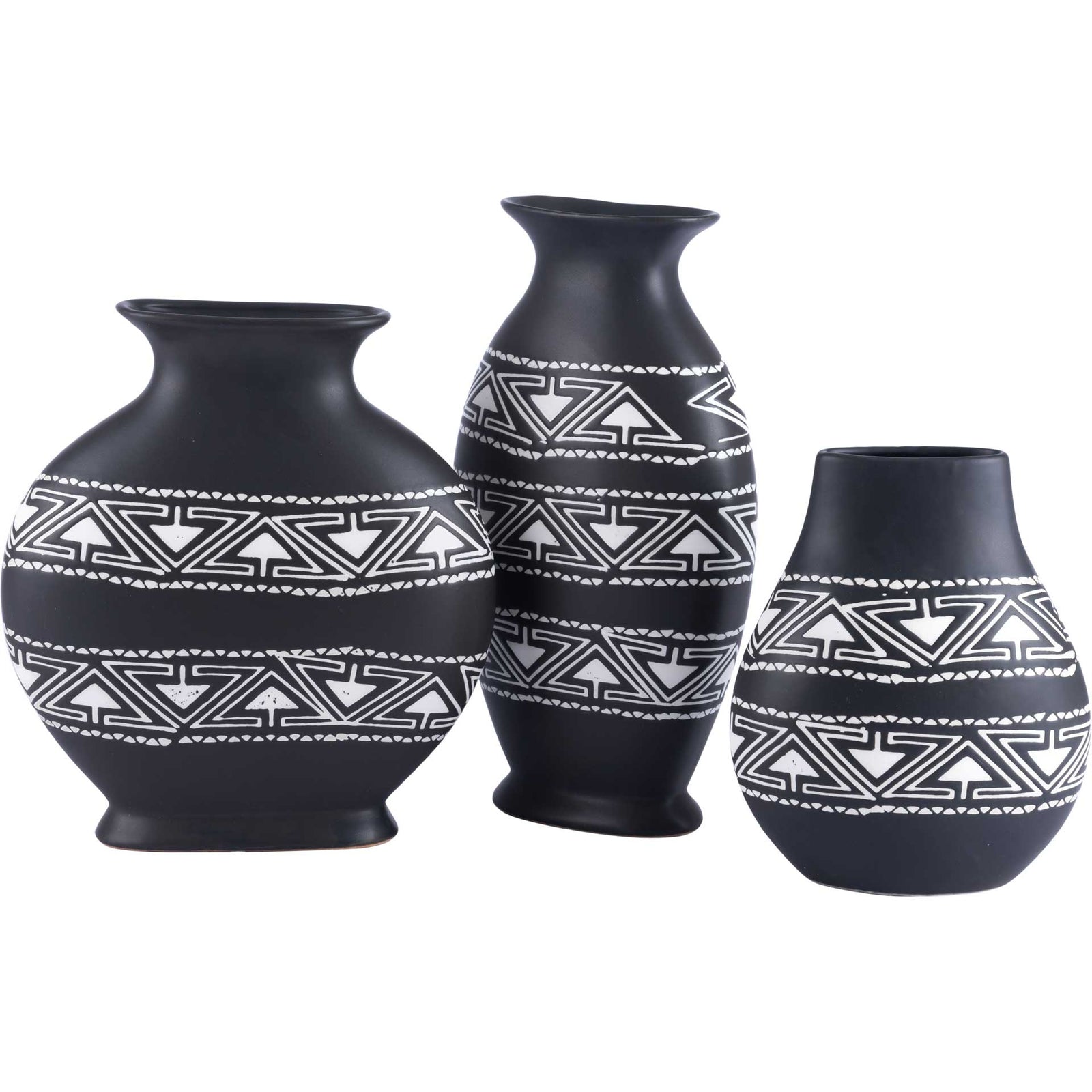Kolla Vase Black/White