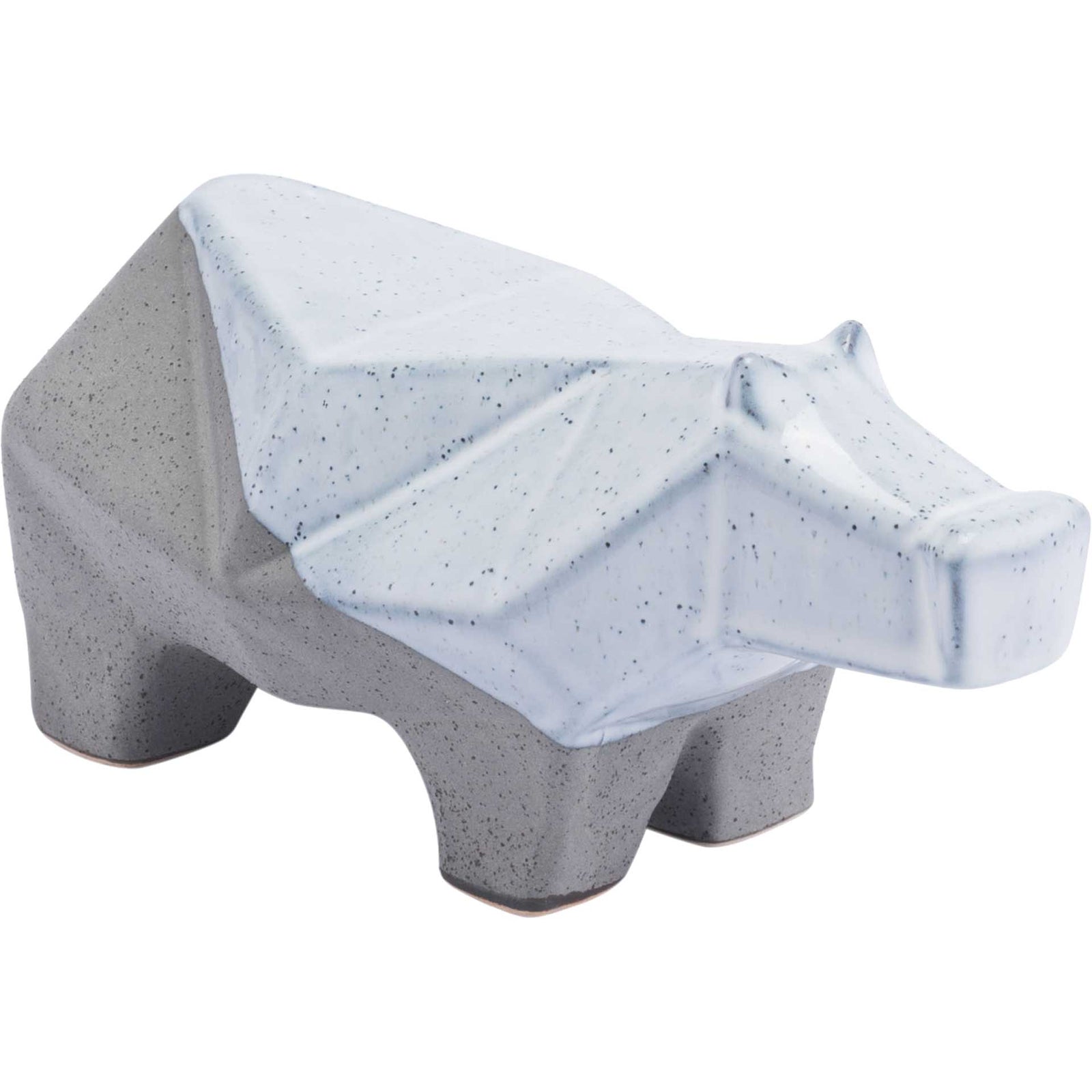 Geo Hippo White/Gray