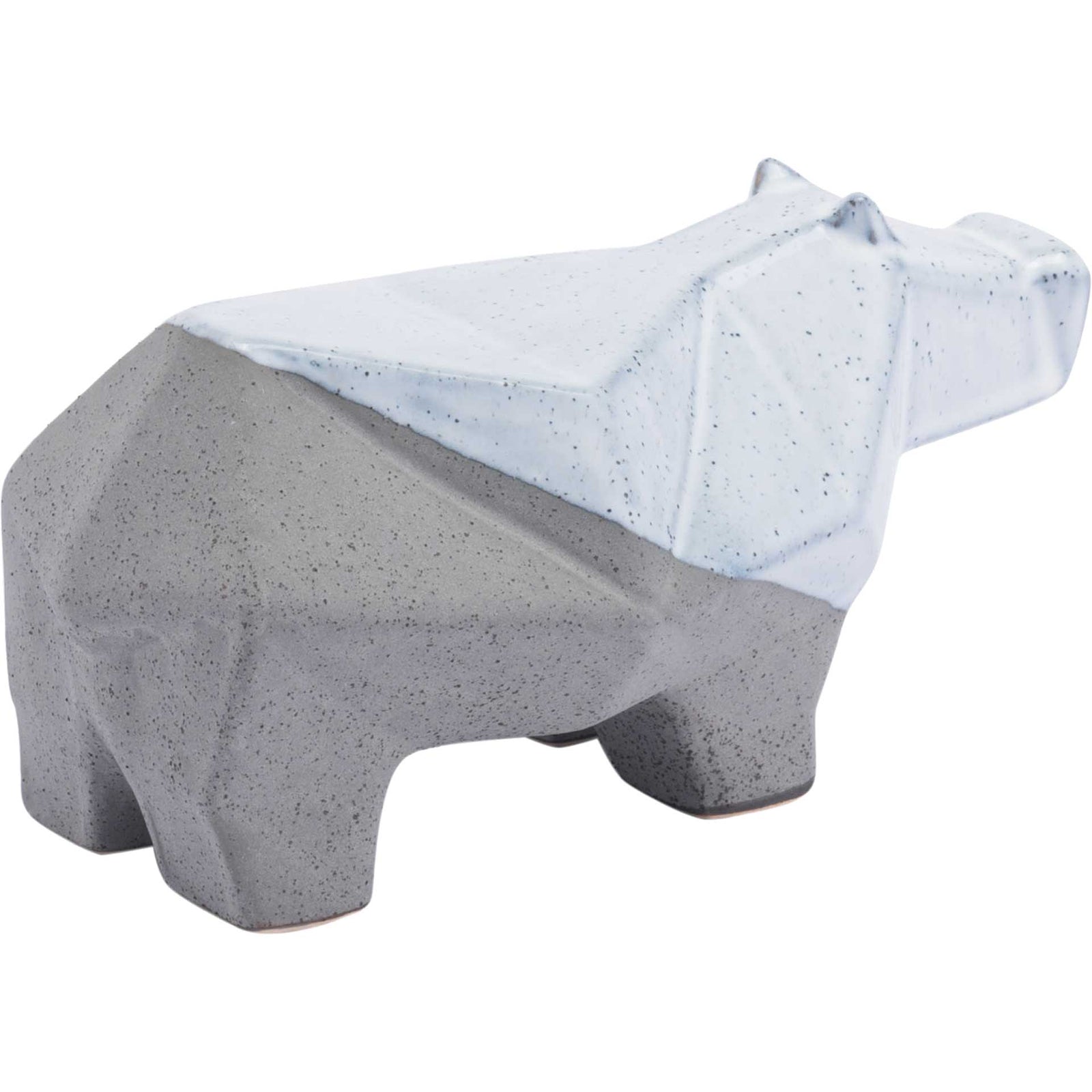 Geo Hippo White/Gray
