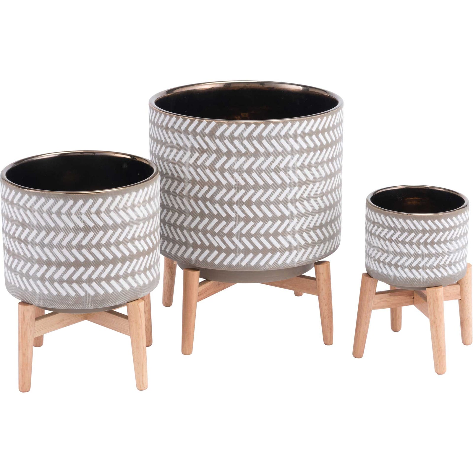 Lomas Planter Gray/White