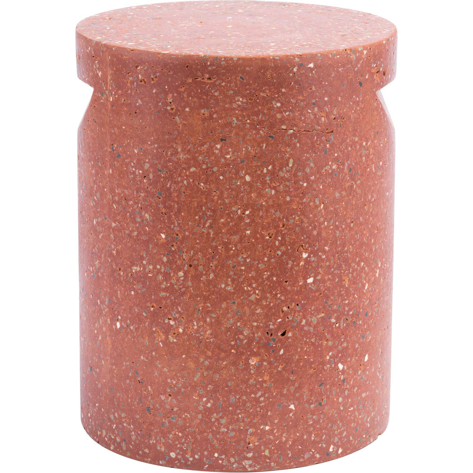 Terrazzo Garden Seat Red