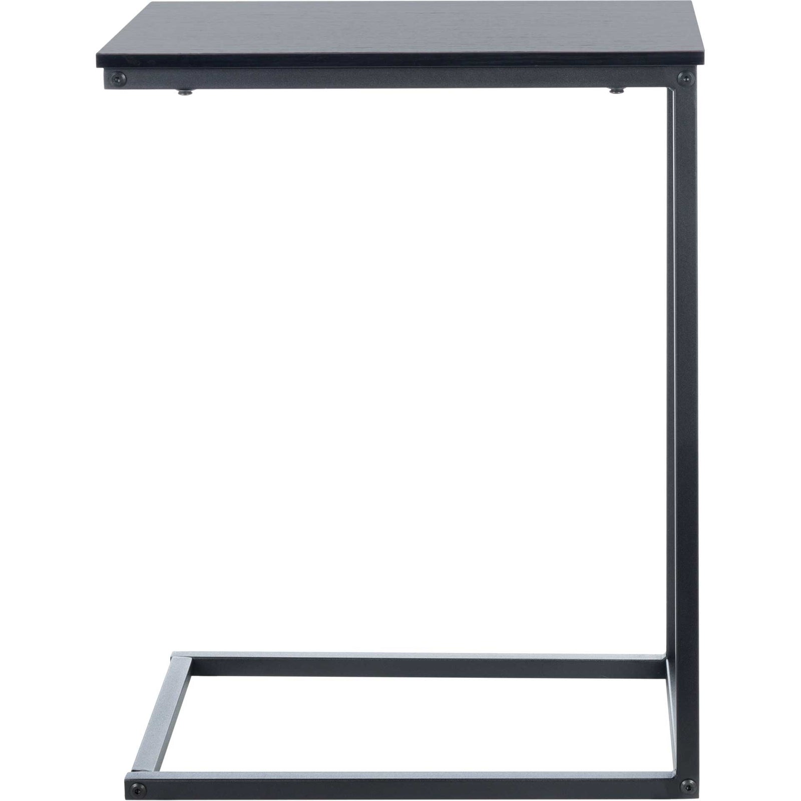 Boaltin Slanted Rectangular Side Table Black
