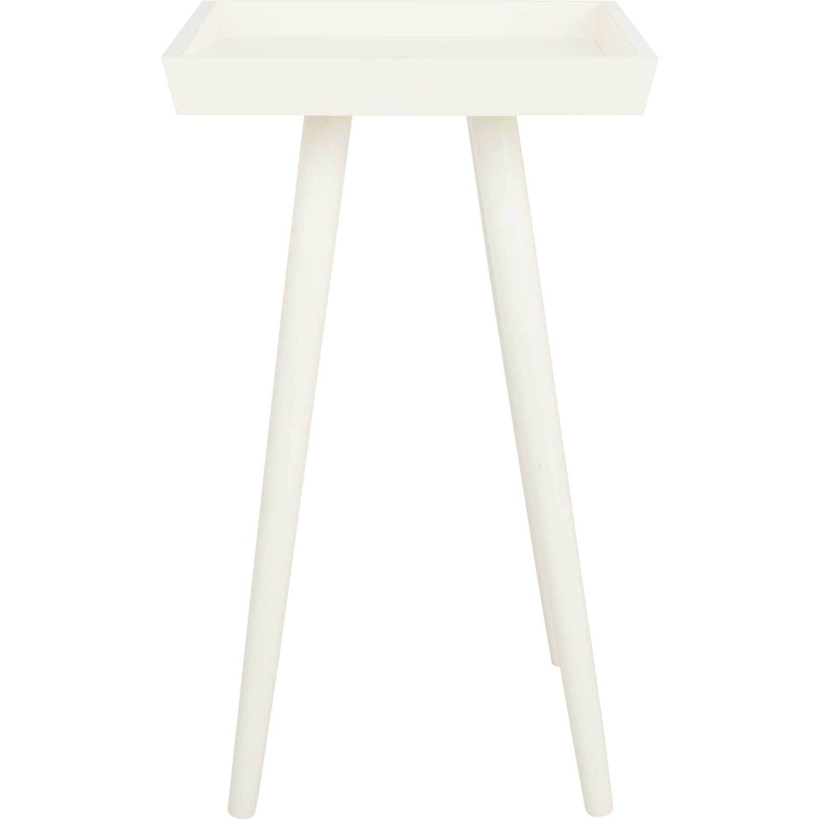 Norah Tray Accent Table Distressed White