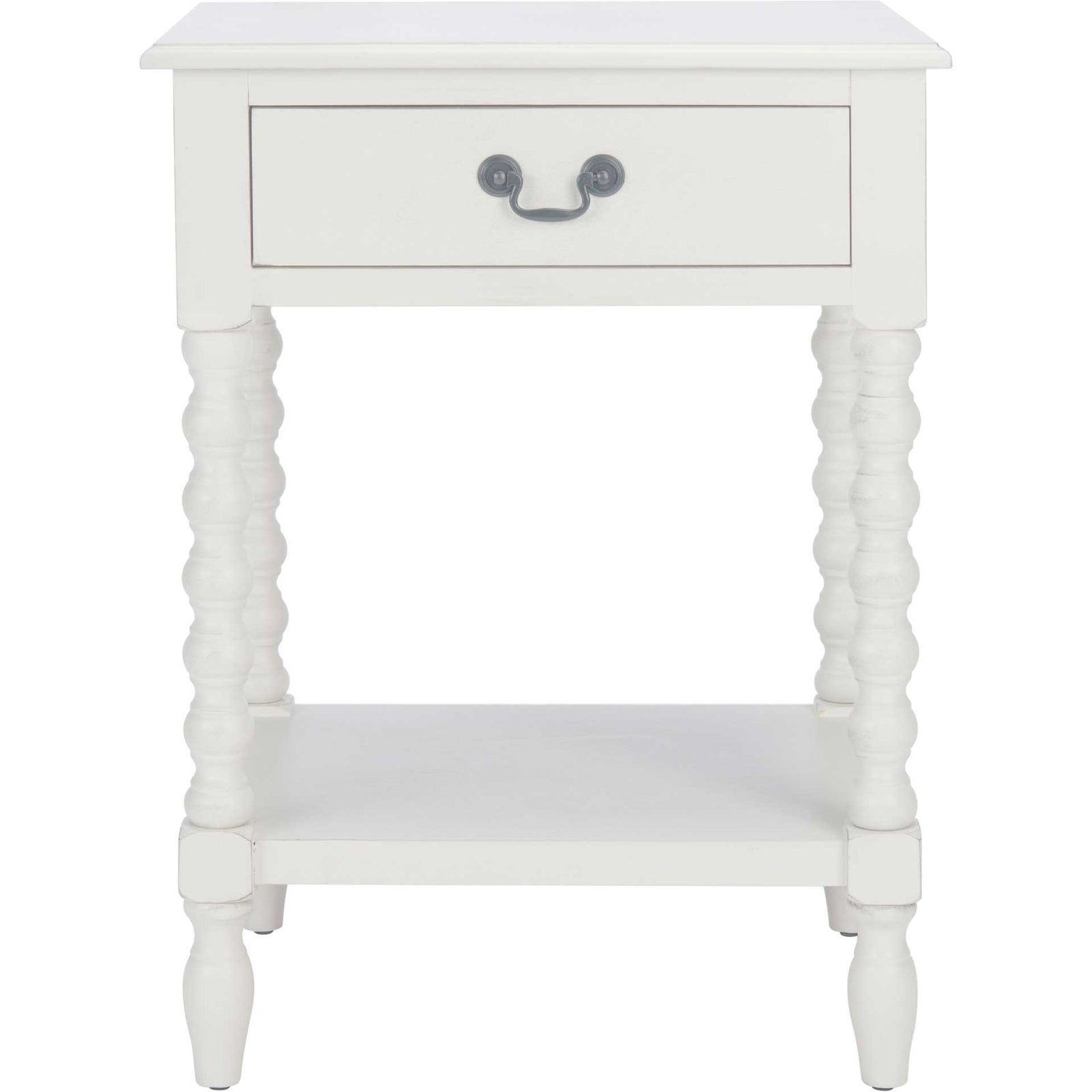 Atalia Accent Table Distressed White
