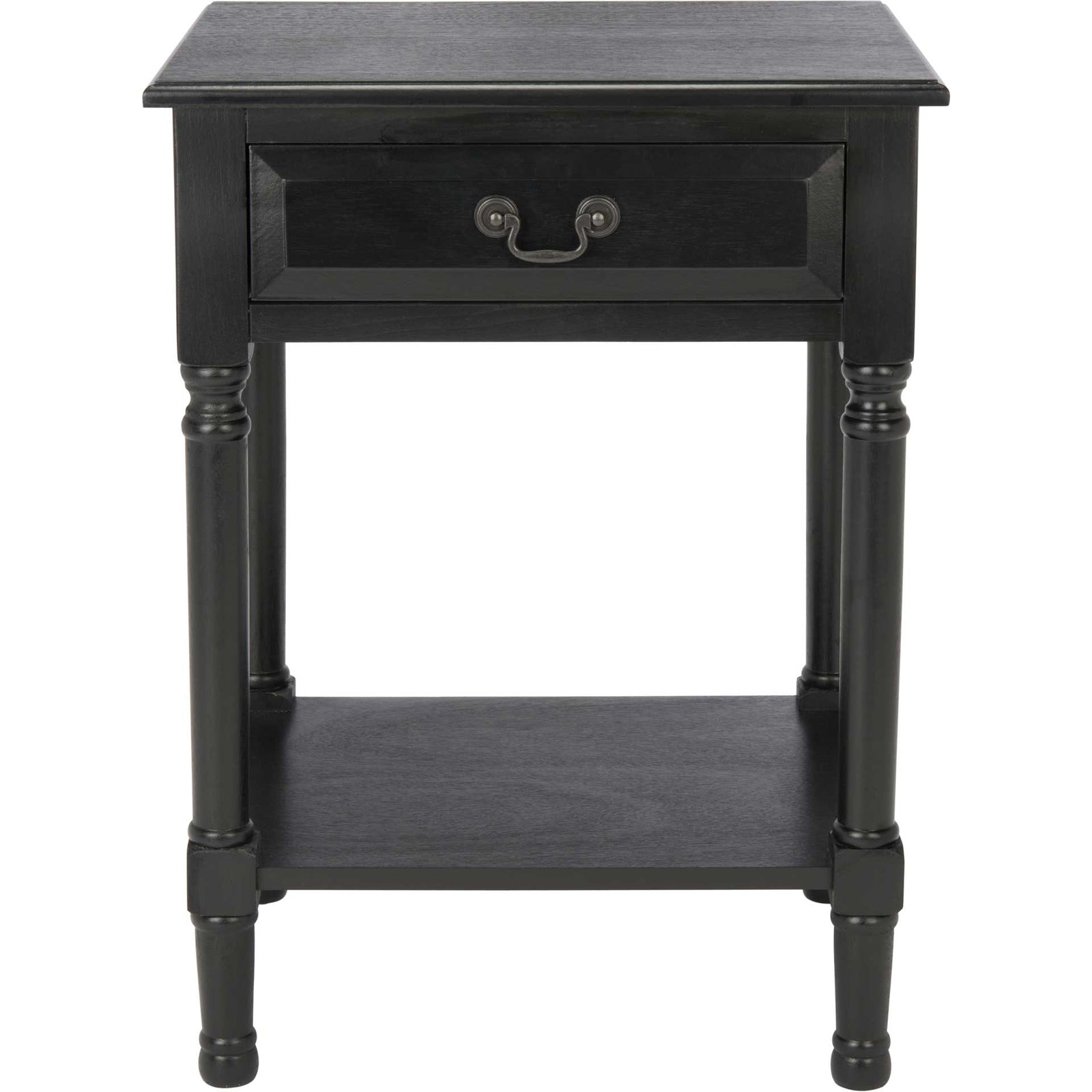 Whalen 1 Drawer Accent Table Black