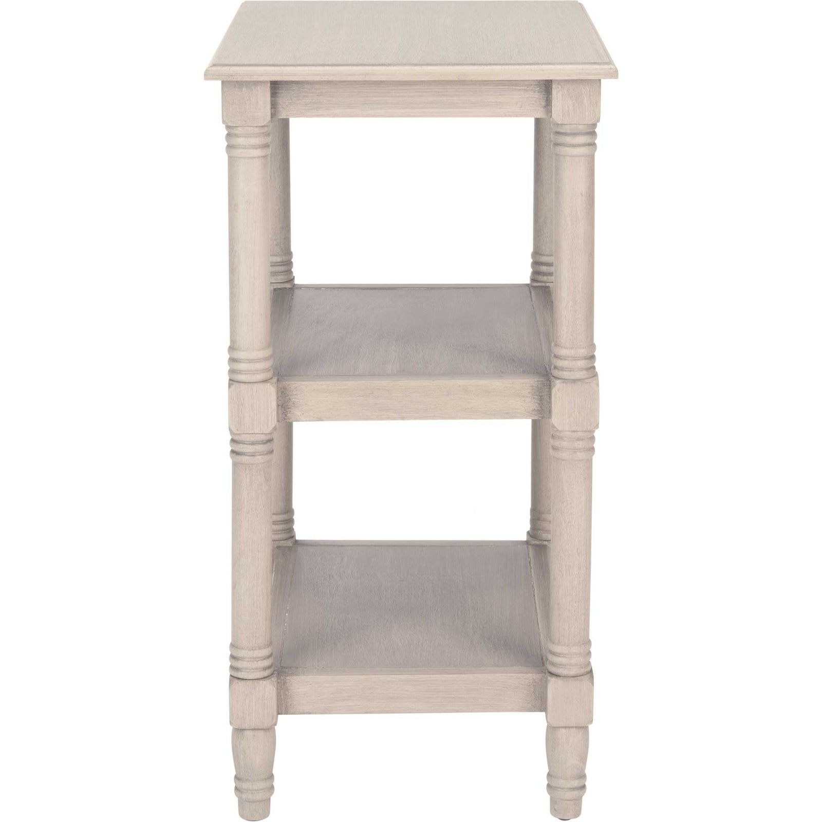 Caden 3 Shelf Accent Table Greige