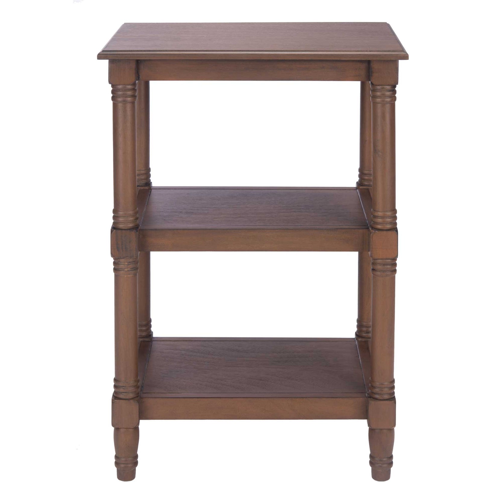 Caden 3 Shelf Accent Table Brown