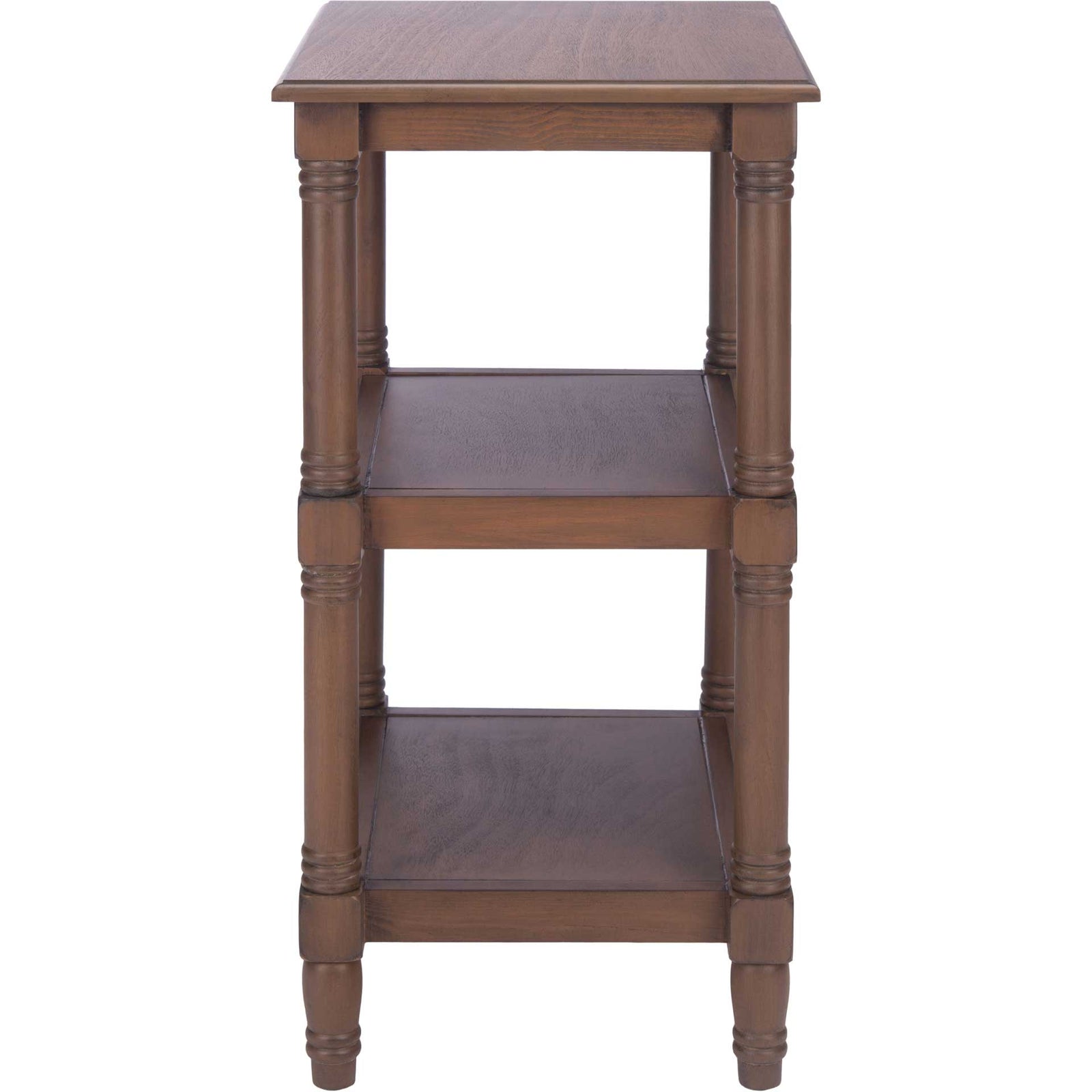 Caden 3 Shelf Accent Table Brown