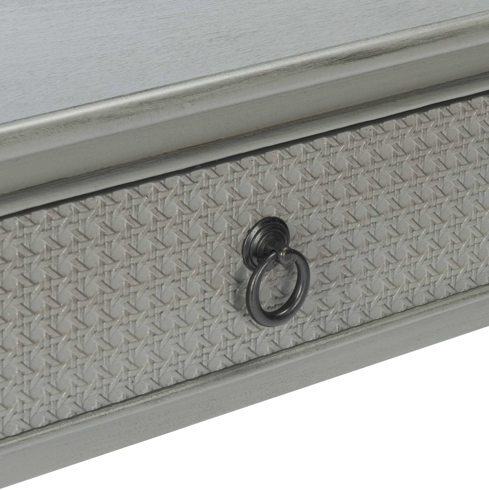 Hale 1 Drawer Accent Table Distressed Gray