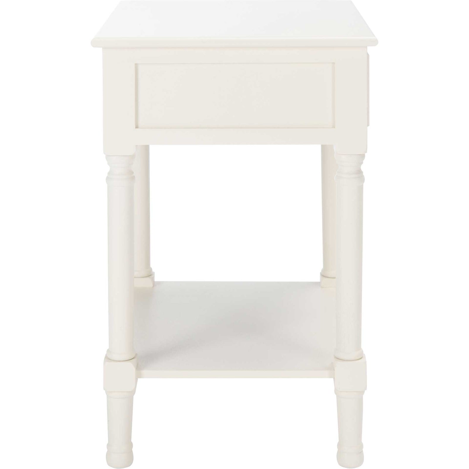 Hale 1 Drawer Accent Table White