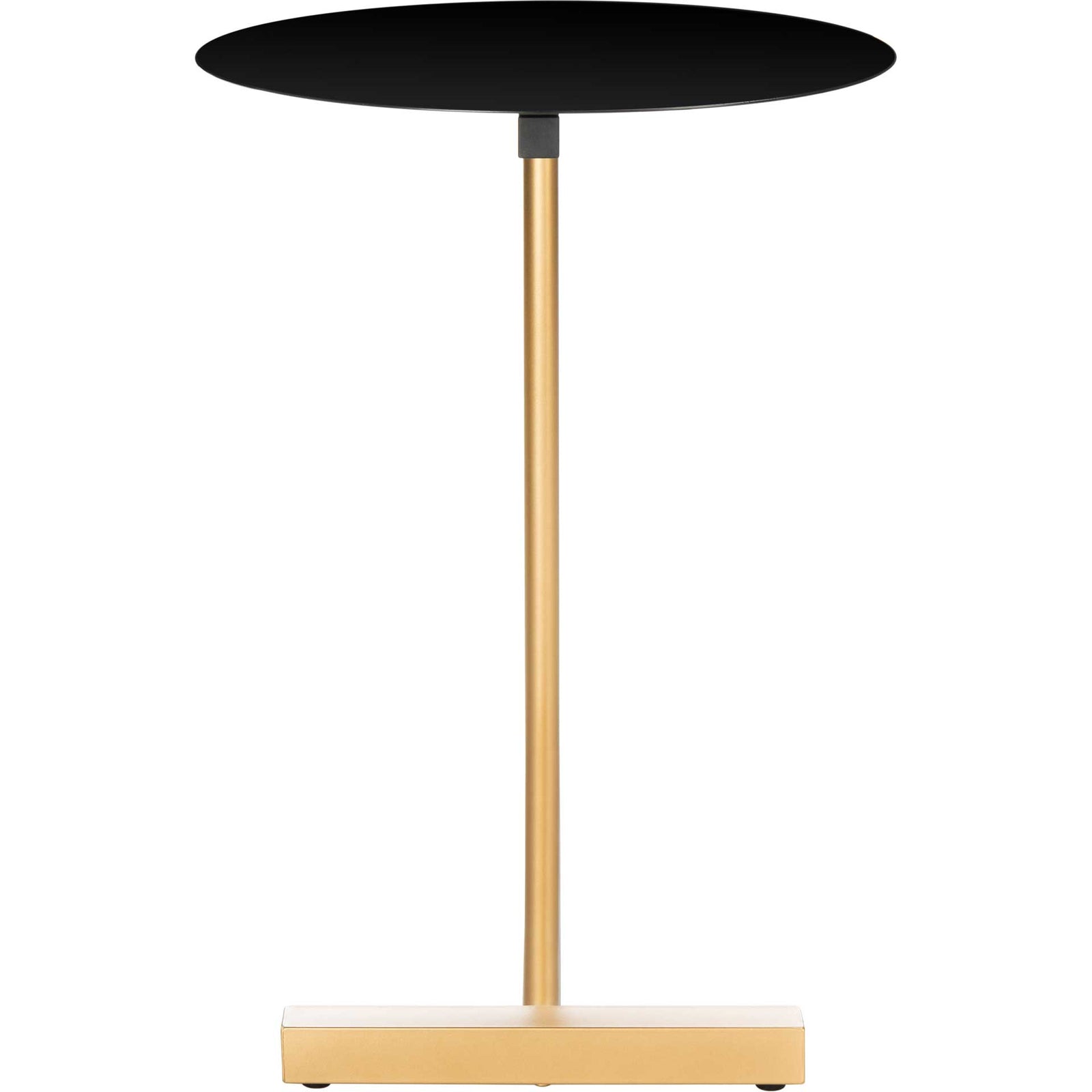 Harlyn Round Side Table Black/Gold