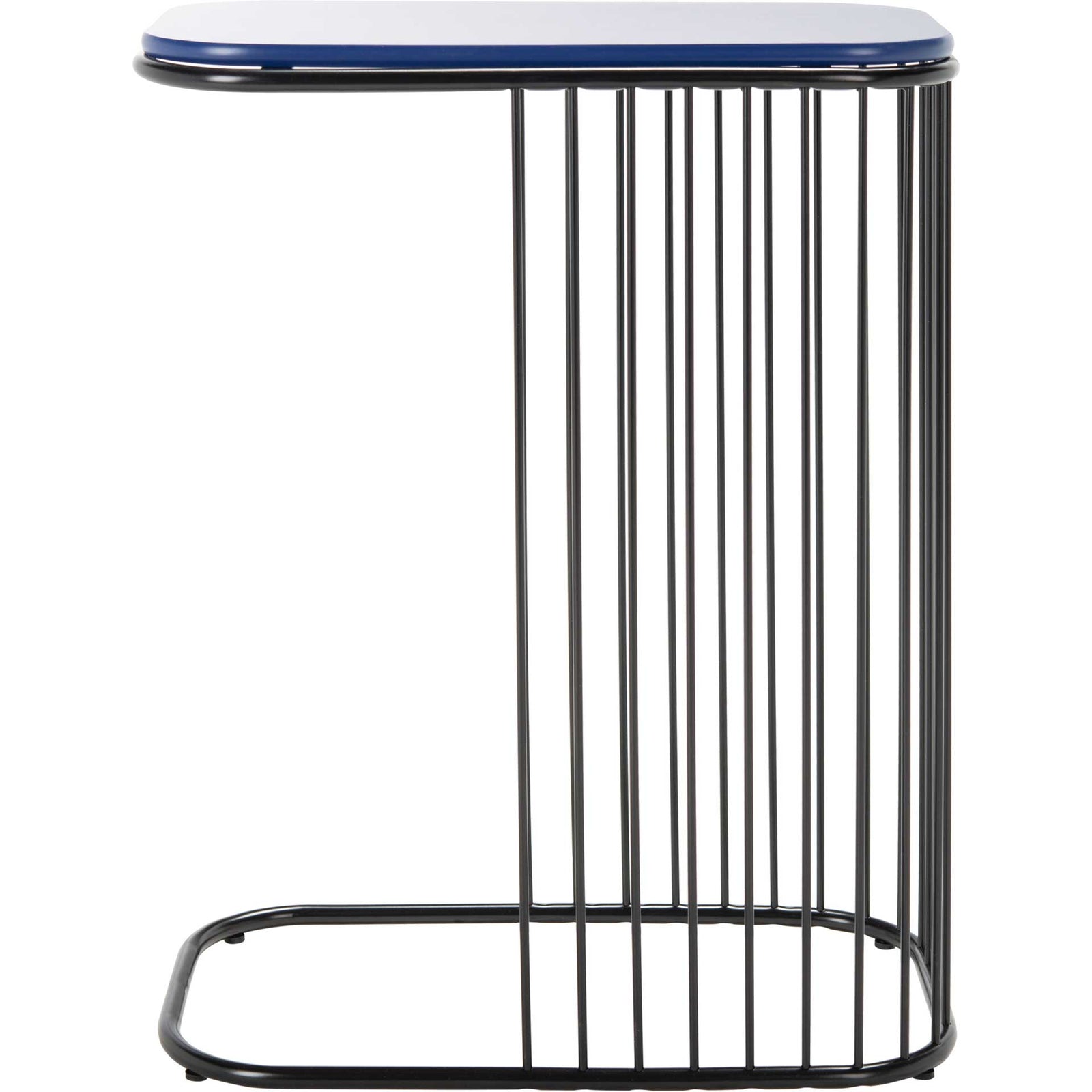 Stazia Side Table Blue/Black