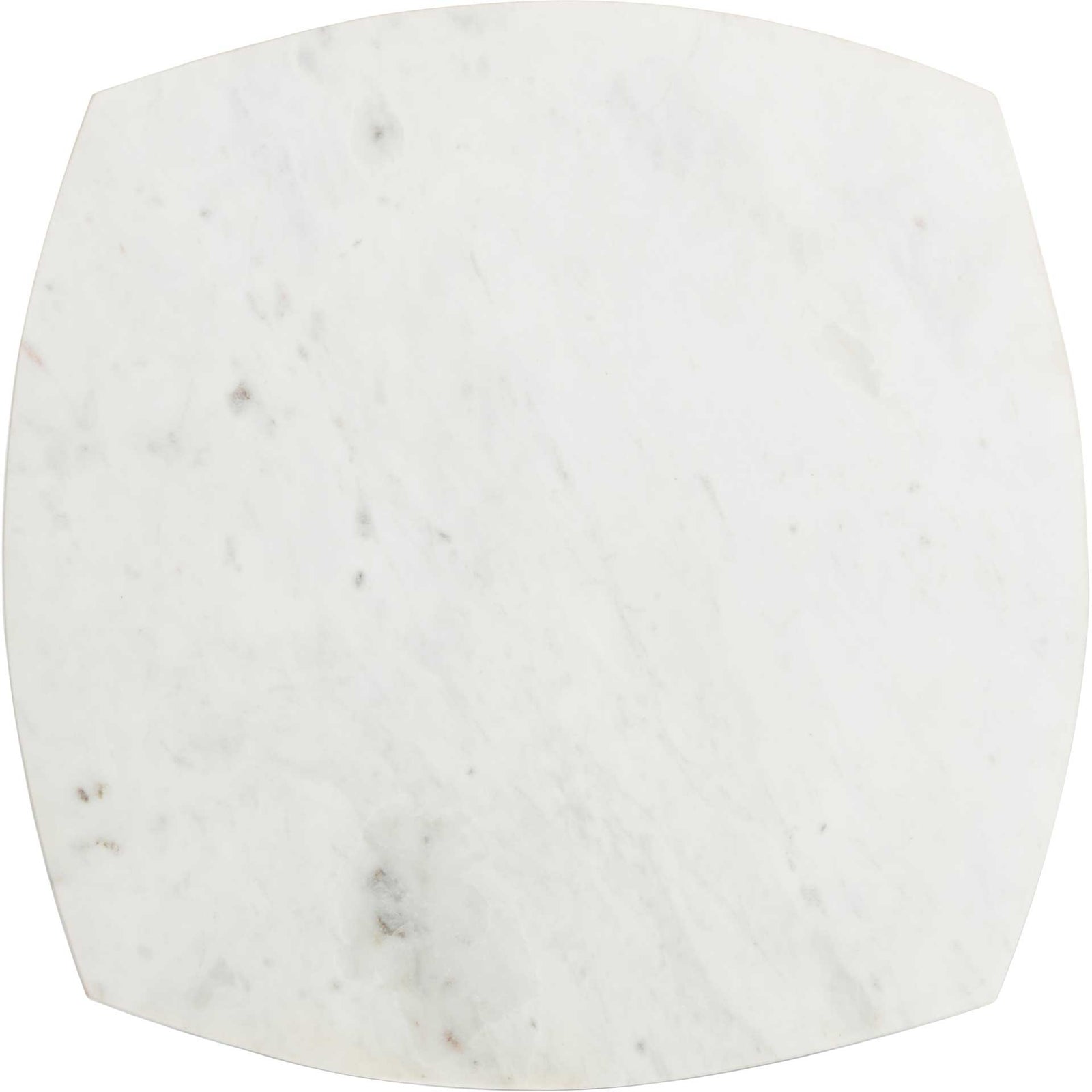 Larkspur Marble Side Table White Marble
