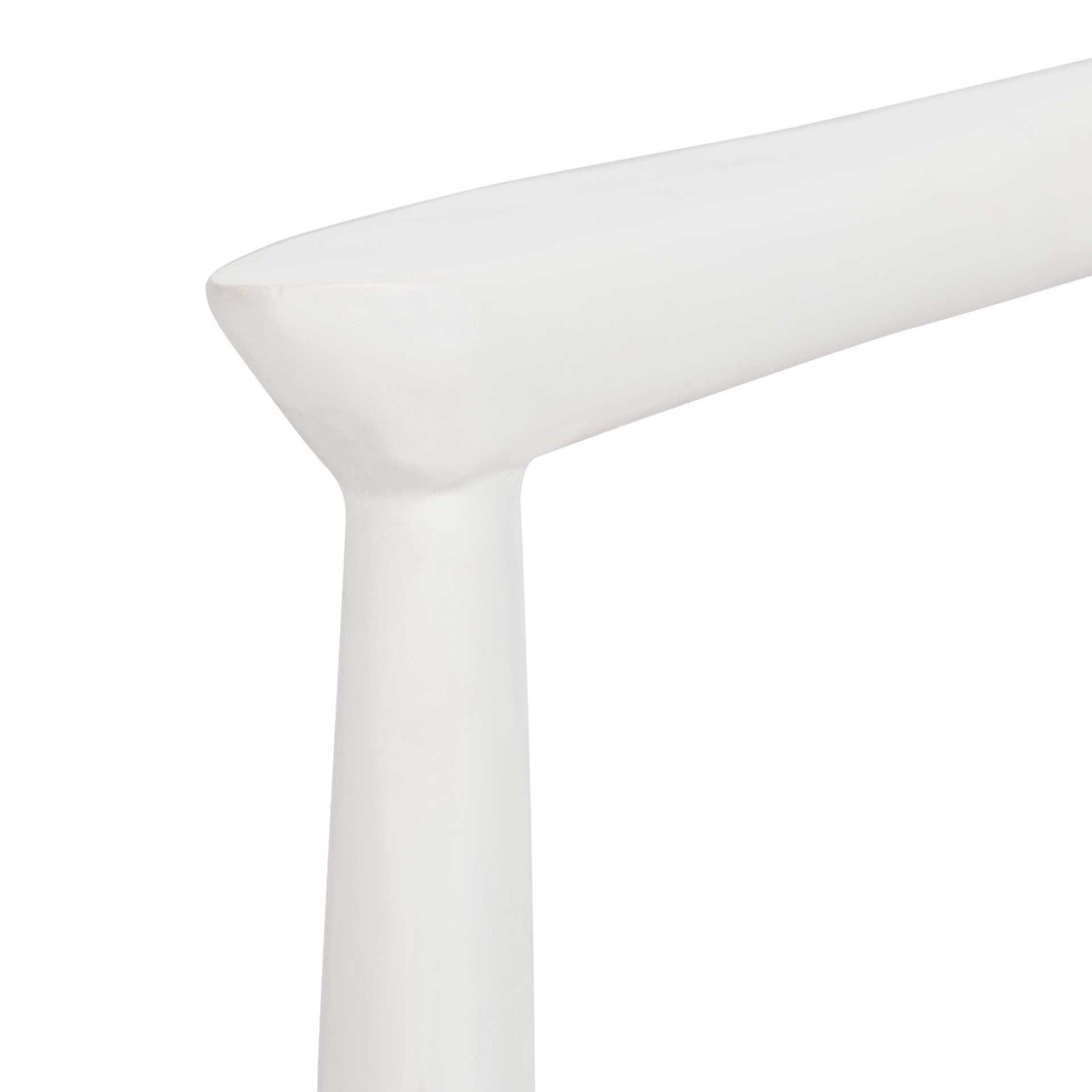 Justin Leather Woven Accent Chair White/Off-White