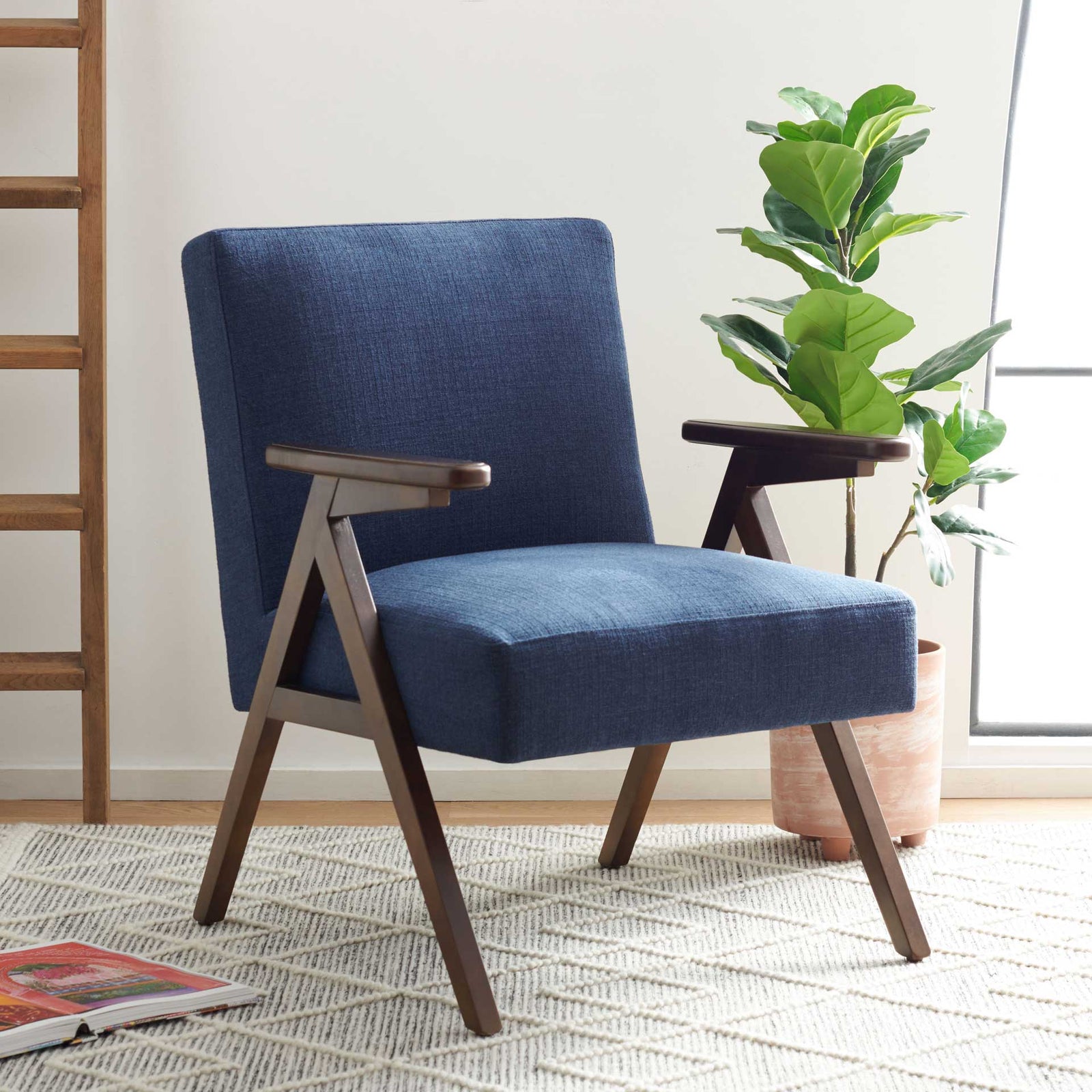 Emery Arm Chair Navy