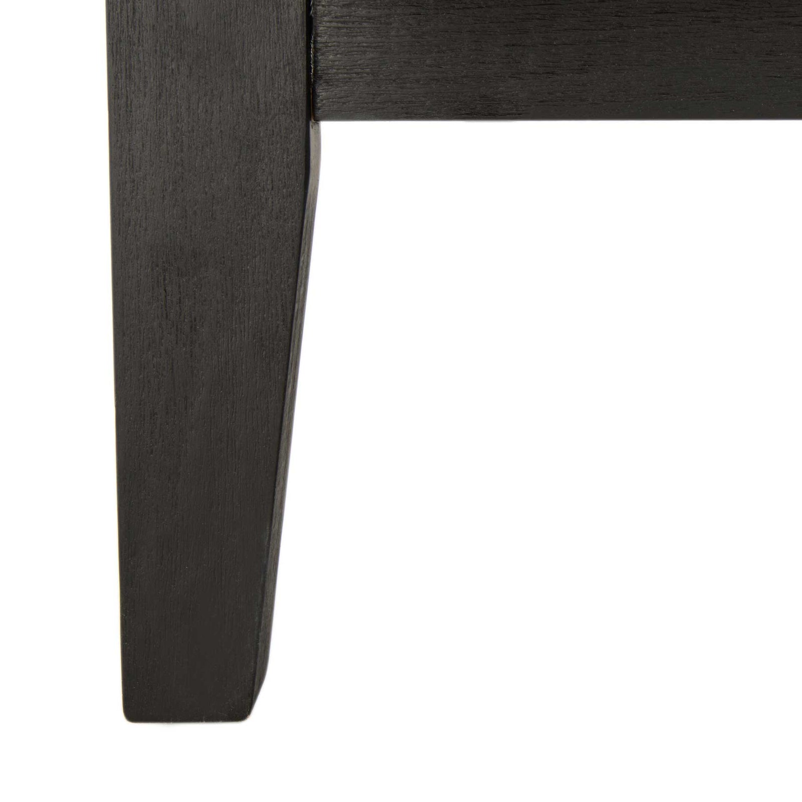 Nick Mid Century Accent Chair Bone White/Black