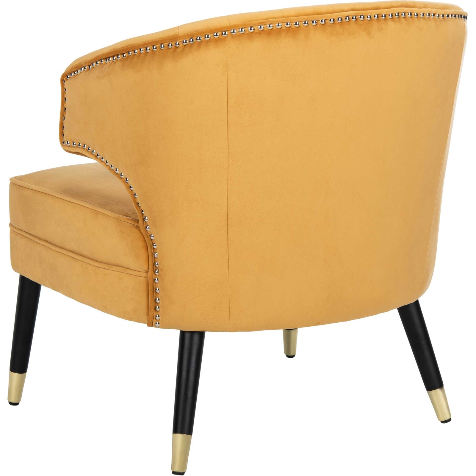 Stitch Wingback Accent Chair Marigold/Black