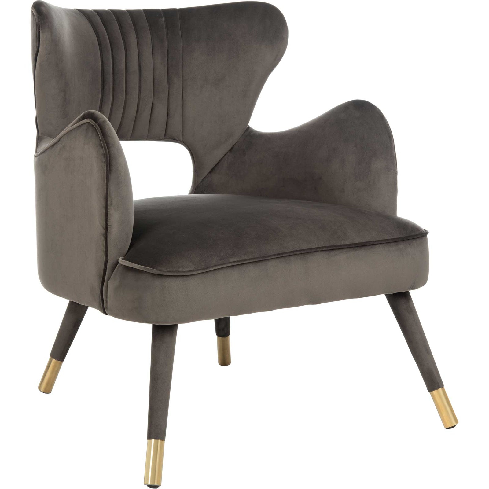 Blake Wingback Accent Chair Shale