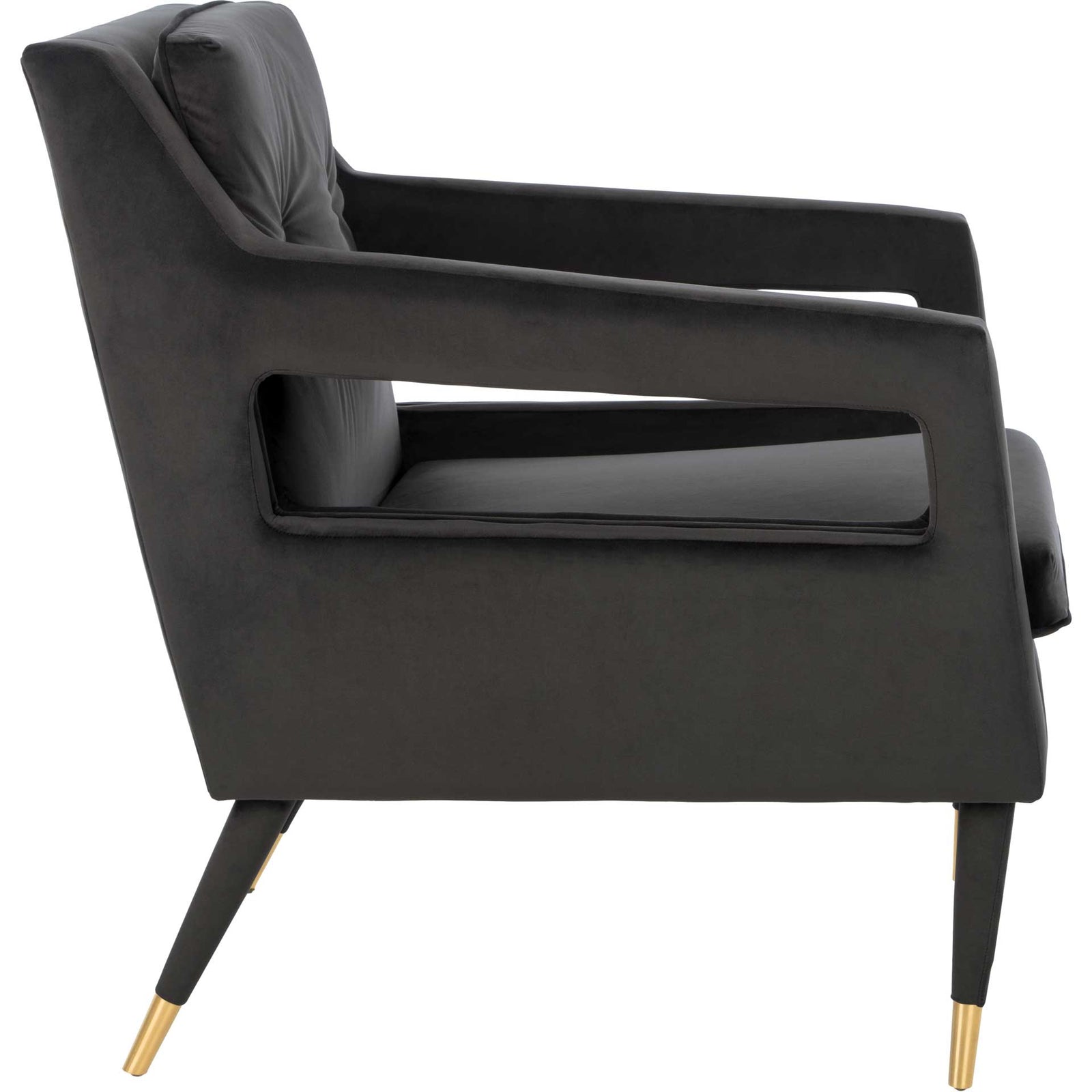 Malloy Tufted Accent Chair Shale