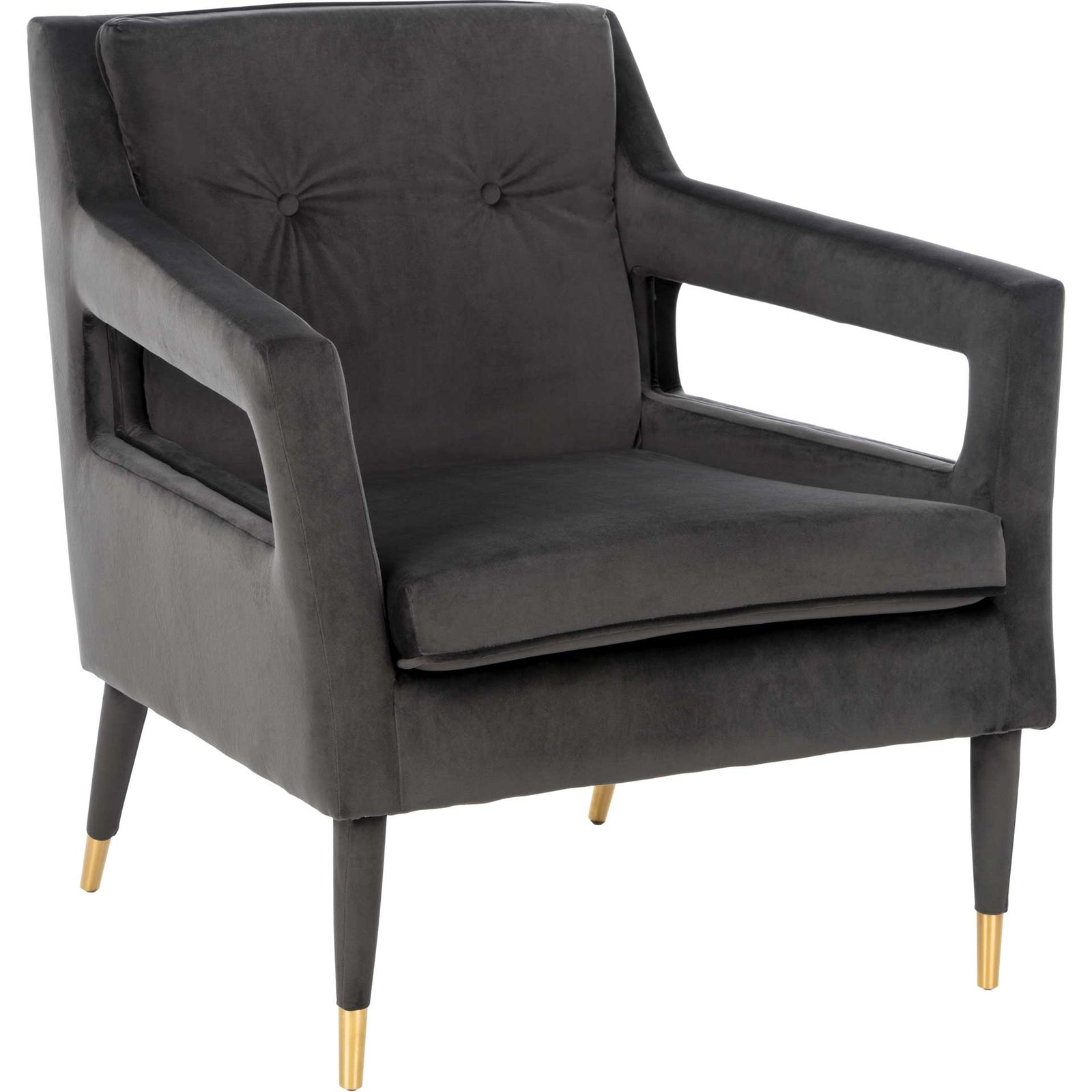 Malloy Tufted Accent Chair Shale