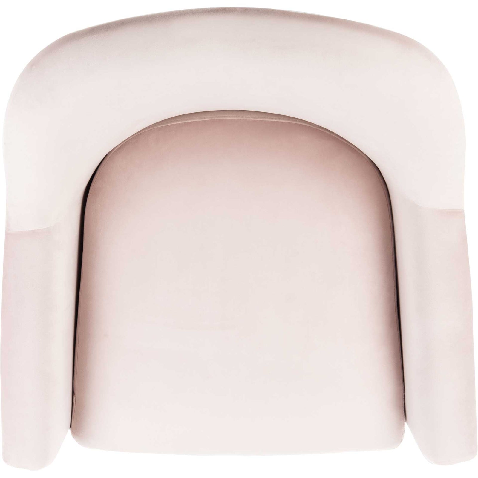 Brendan Mid Century Arm Chair Blush Pink/Brass