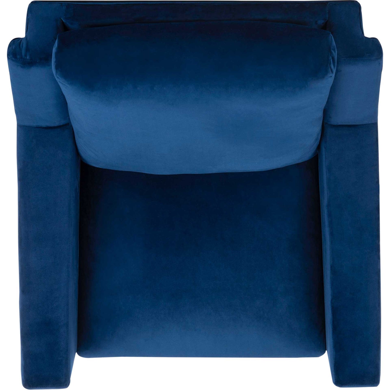 Aspen Mid Century Arm Chair Navy/Natural