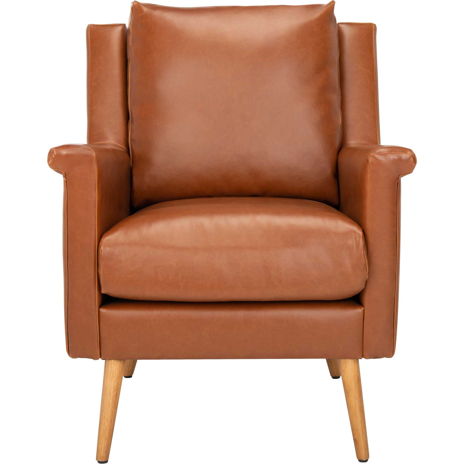 Aspen Mid Century Arm Chair Cognac/Natural